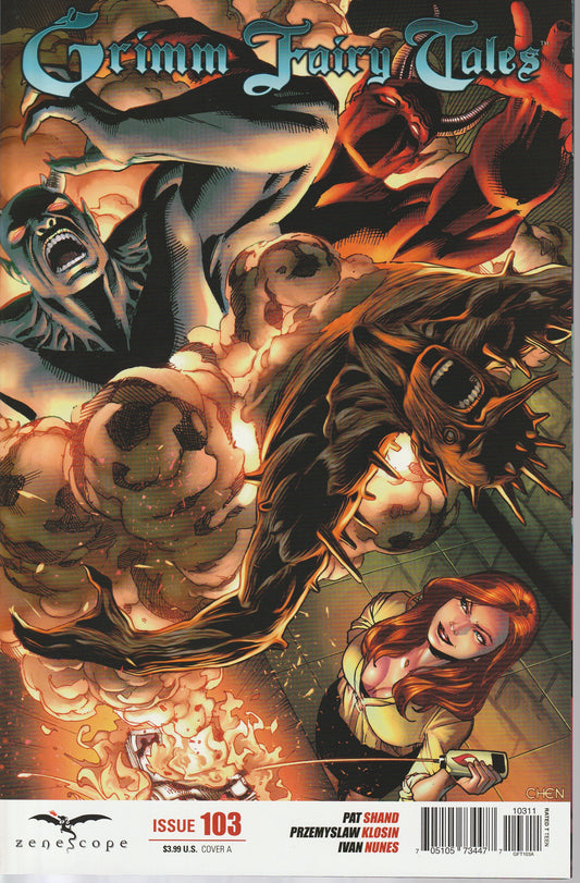 GRIMM FAIRY TALES #104 - ZENESCOPE - OCT 15 2014 - ALL THREE COVERS