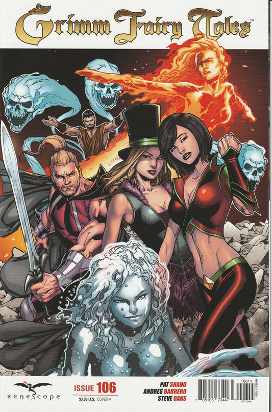 GRIMM FAIRY TALES #106 - ZENESCOPE - JAN 7 2015 - ALL THREE COVERS!