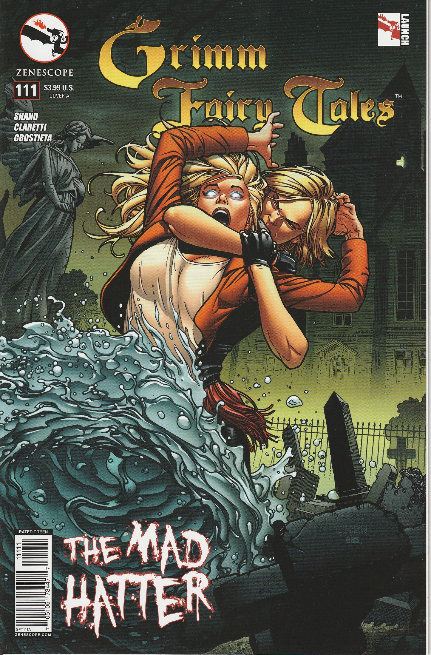 GRIMM FAIRY TALES #111 - ZENESCOPE - JUNE 3 2016 - ALL 3 COVERS!