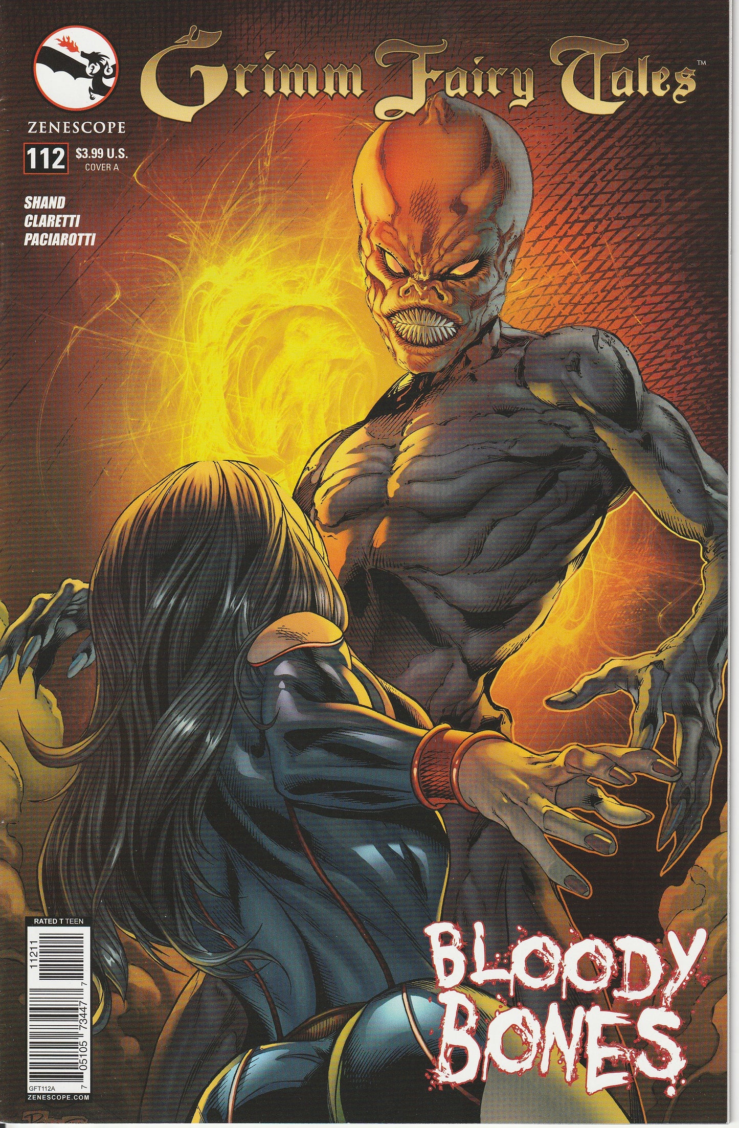 GRIMM FAIRY TALES #112 - ZENESCOPE - JUL 15 2015 - ALL 3 COVERS!