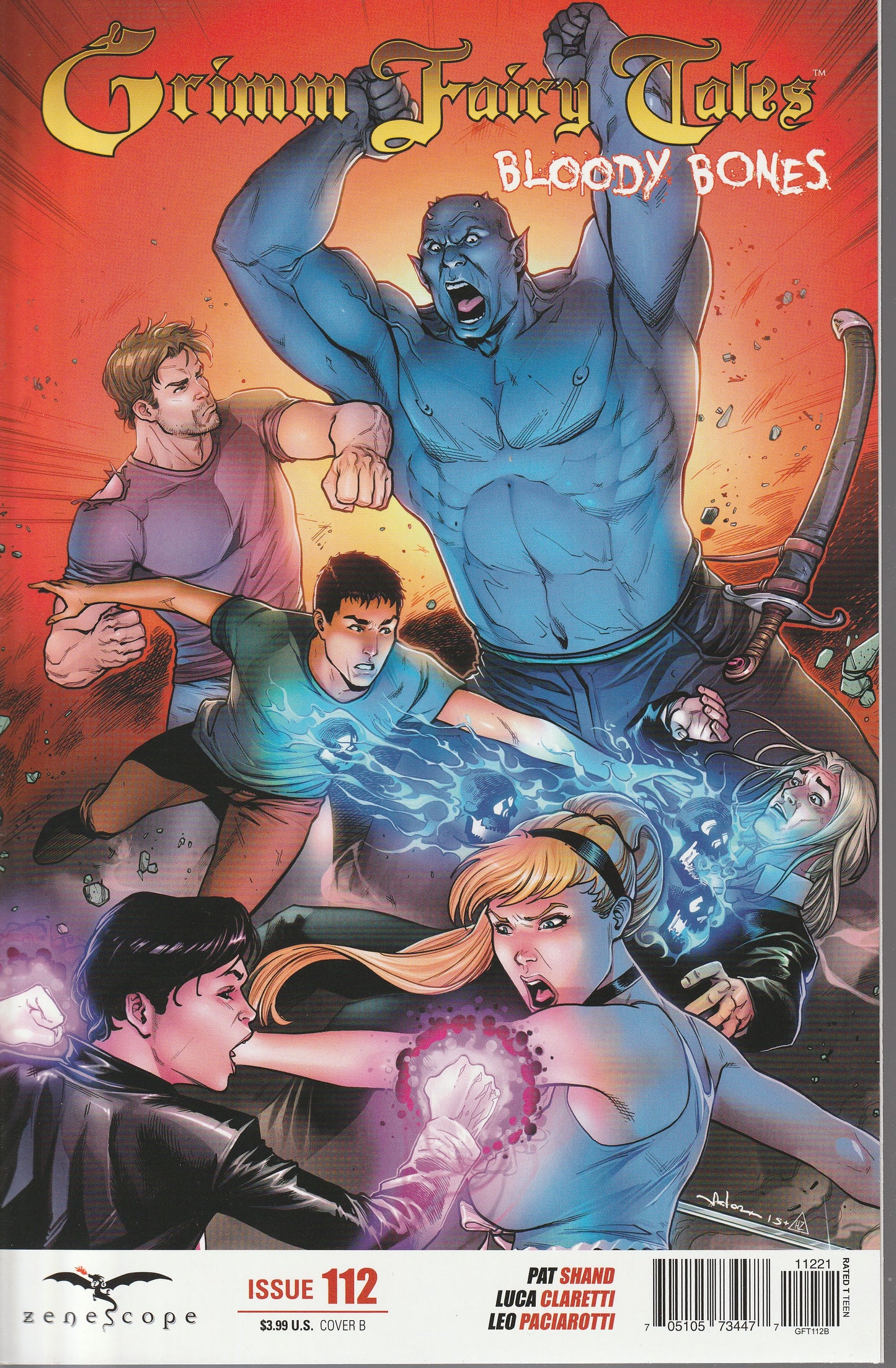 GRIMM FAIRY TALES #112 - ZENESCOPE - JUL 15 2015 - ALL 3 COVERS!