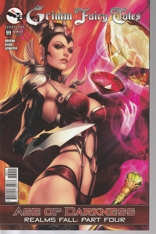 GRIMM FAIRY TALES #99 - 5 COVER LOT! - ZENESCOPE - JULY 9 2014 (ARTGERM)