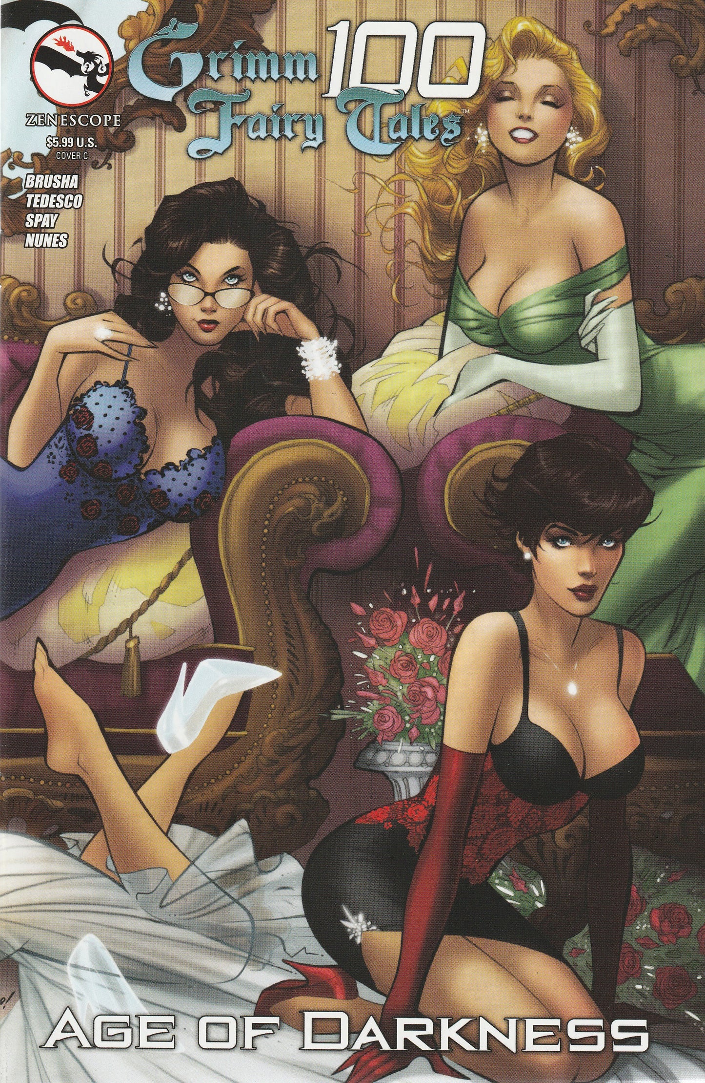 GRIMM FAIRY TALES #100 - ZENESCOPE - JULY 16 2014 - 6 COVER LOT! NEAL ADAMS