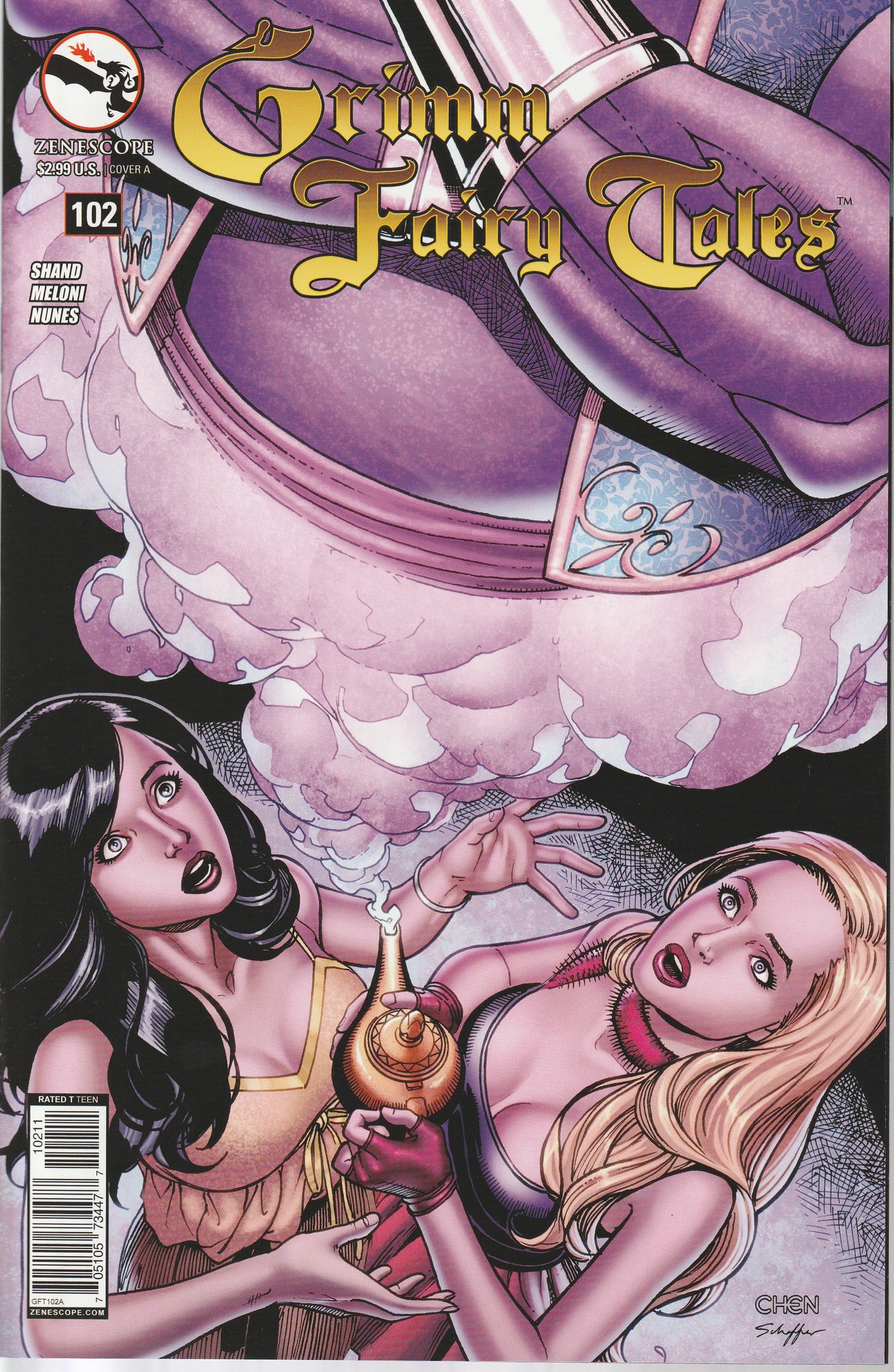 GRIMM FAIRY TALES #102 - ZENESCOPE - SEP 10 2014 - 4 DIFFERENT COVERS - FRISON