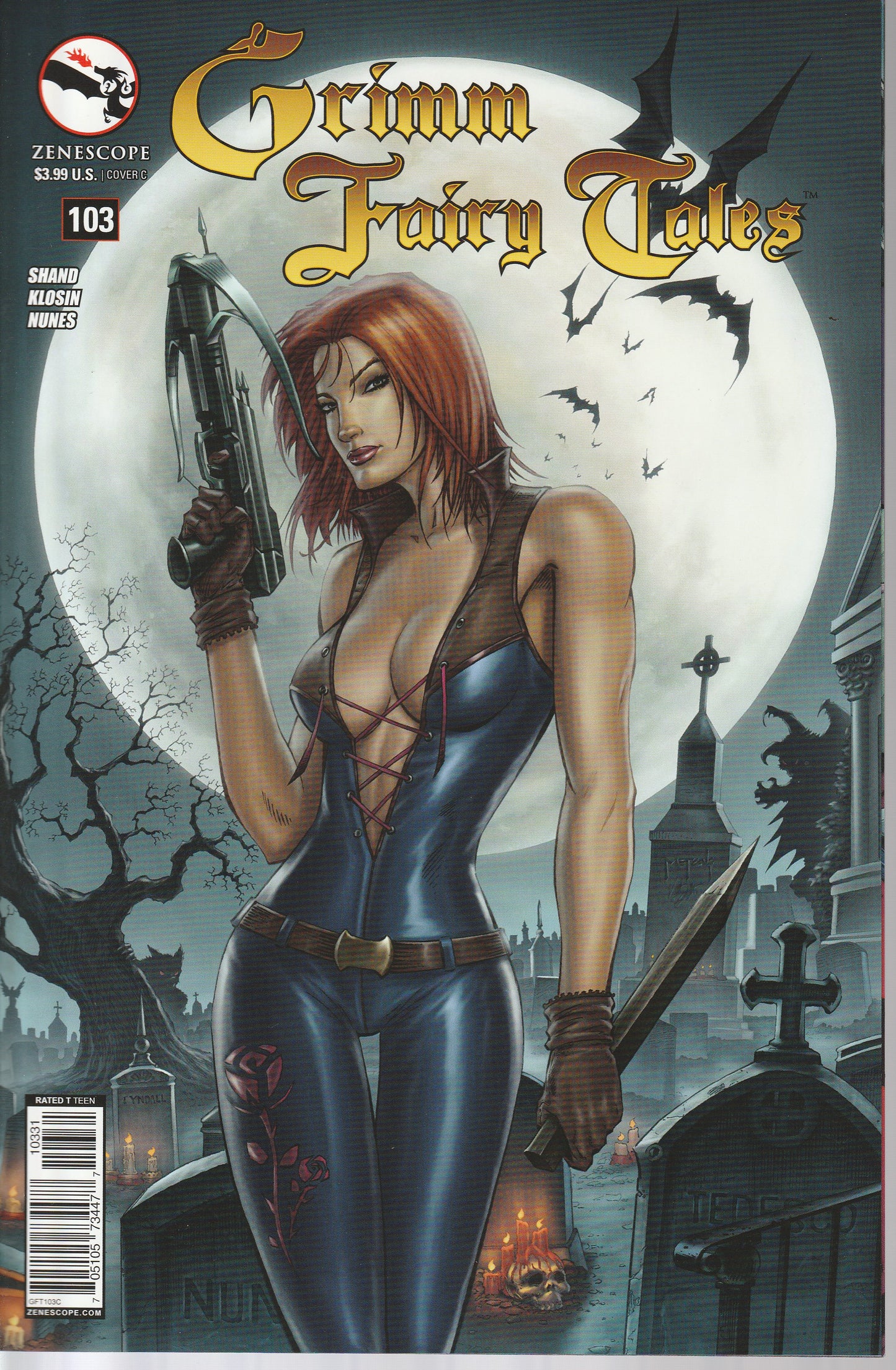 GRIMM FAIRY TALES #104 - ZENESCOPE - OCT 15 2014 - ALL THREE COVERS