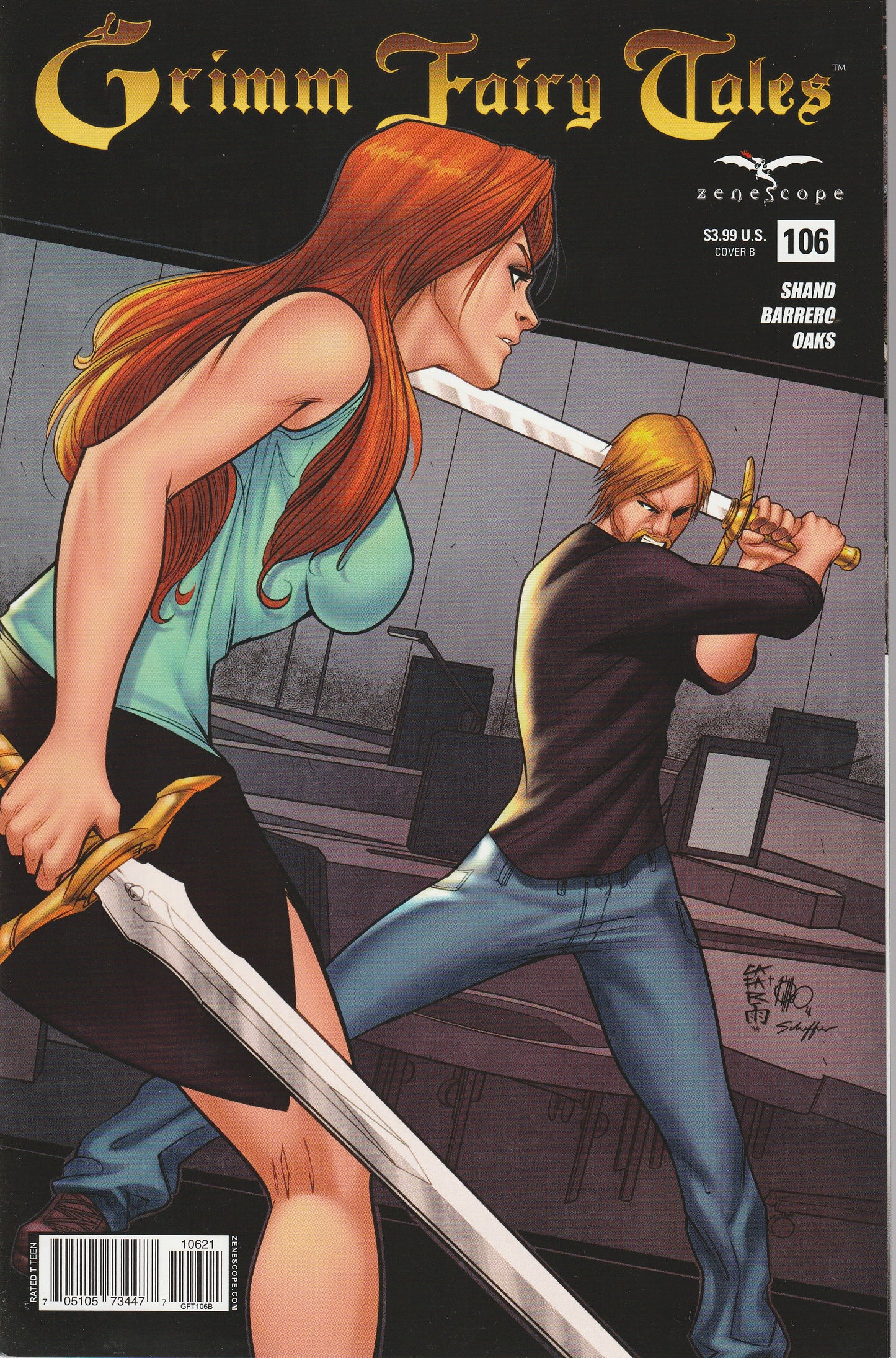 GRIMM FAIRY TALES #106 - ZENESCOPE - JAN 7 2015 - ALL THREE COVERS!