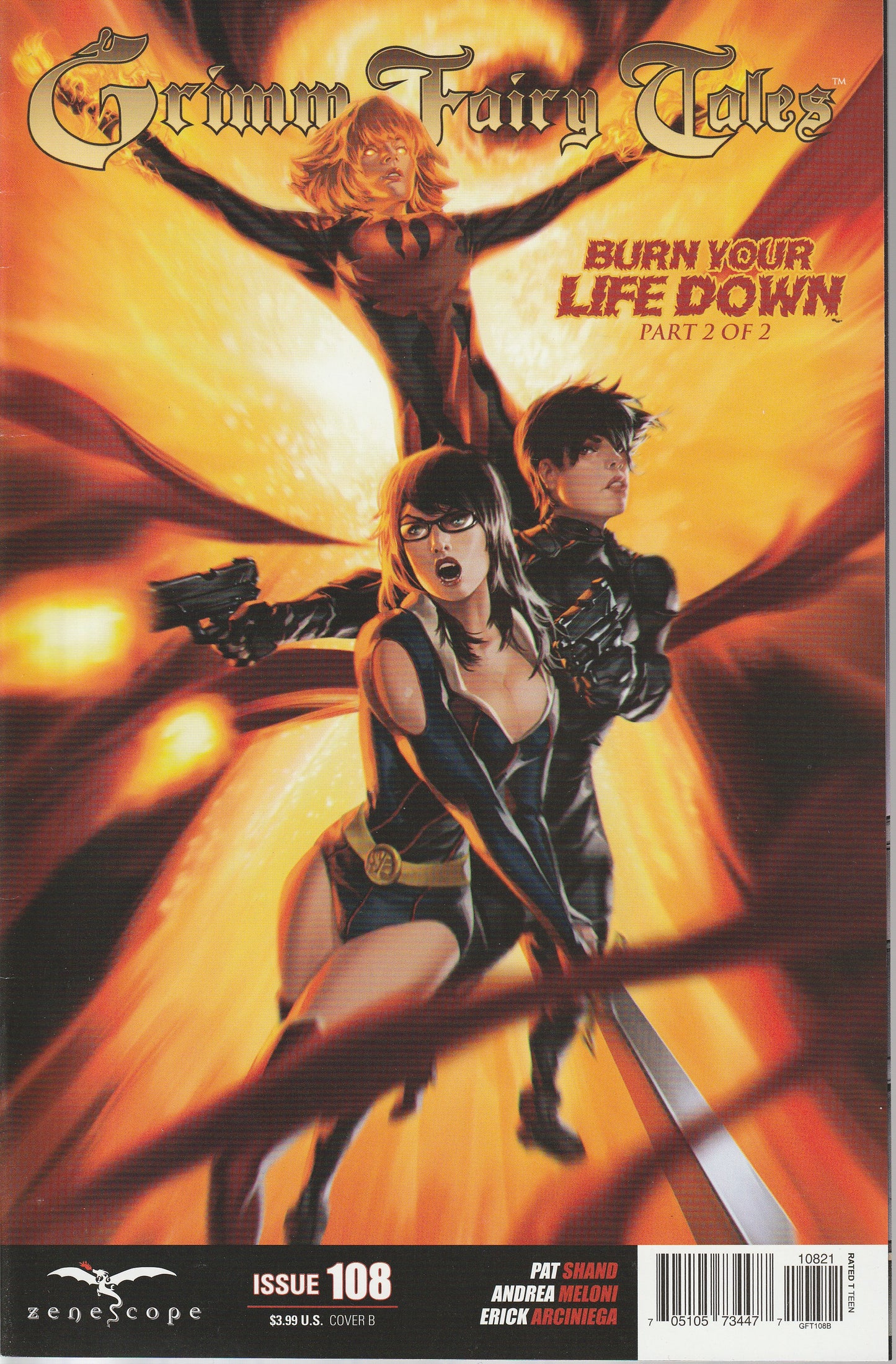 GRIMM FAIRY TALES #108 - ZENESCOPE - MAR 11 2015 - ALL 3 COVERS