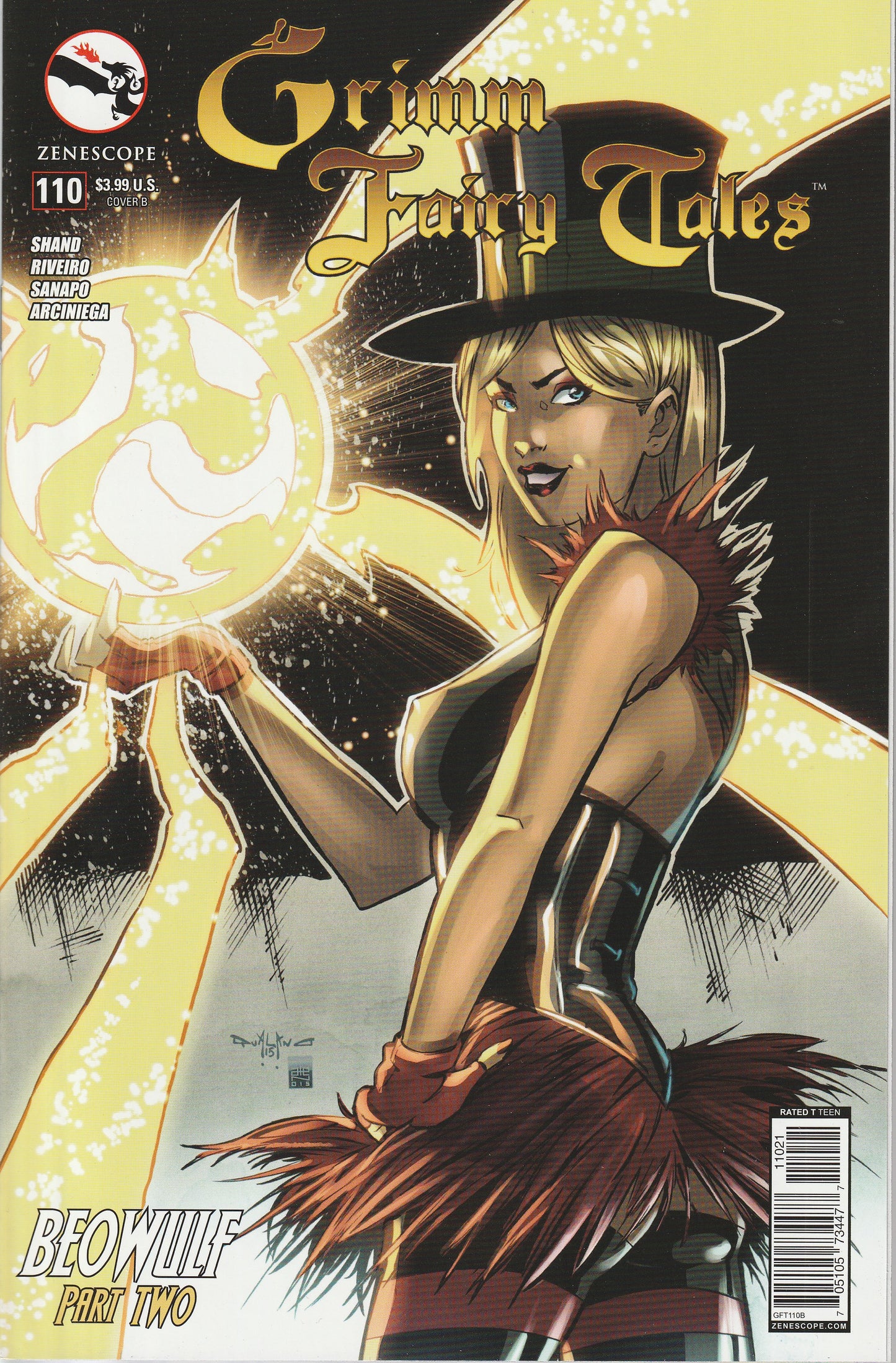 GRIMM FAIRY TALES #110 - ZENESCOPE - APR 29 2015 - ALL 3 COVERS!