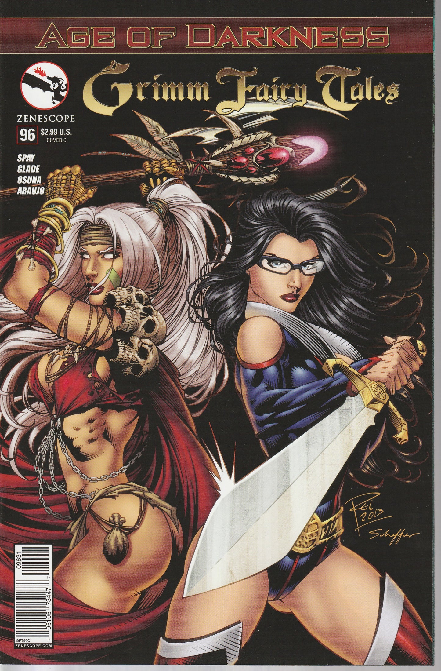 GRIMM FAIRY TALES #96 COVERS A & C - ZENESCOPE - APR 2014