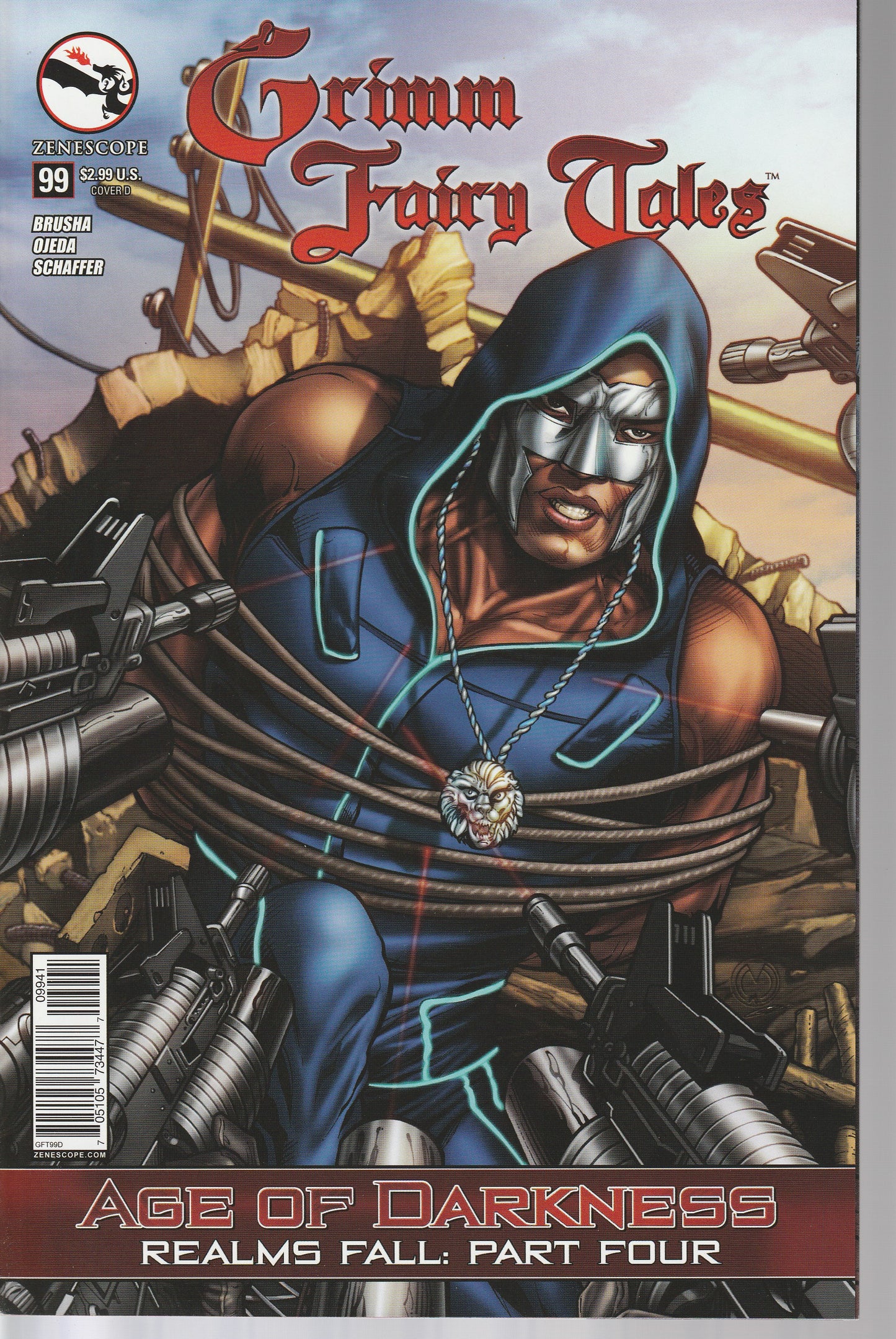 GRIMM FAIRY TALES #99 - 5 COVER LOT! - ZENESCOPE - JULY 9 2014 (ARTGERM)