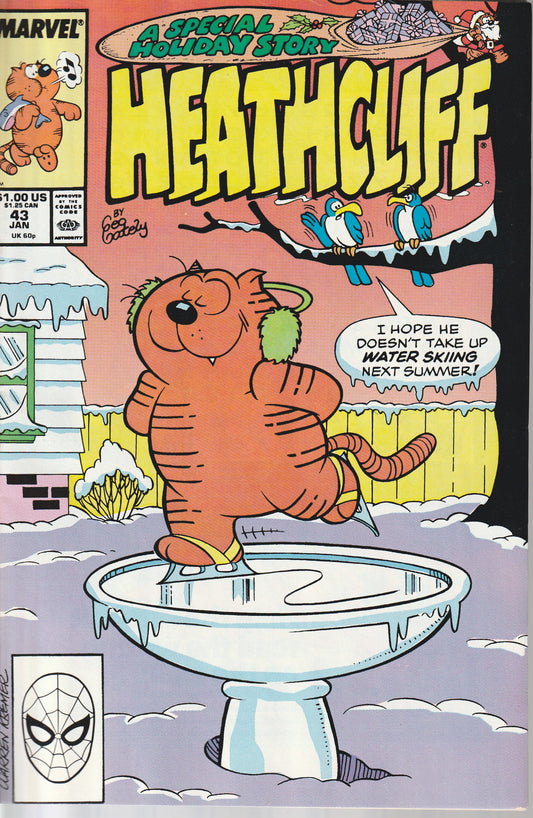 HEATHCLIFF #43 - MARVEL COMICS - JAN 1985 (9.0)