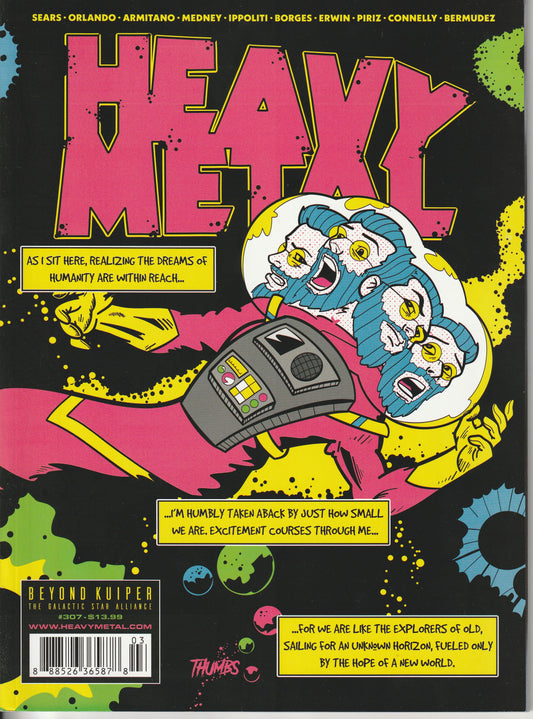 HEAVY METAL MAGAZINE #307 - METAL MAMMOTH, INC. - JUN 30 2021