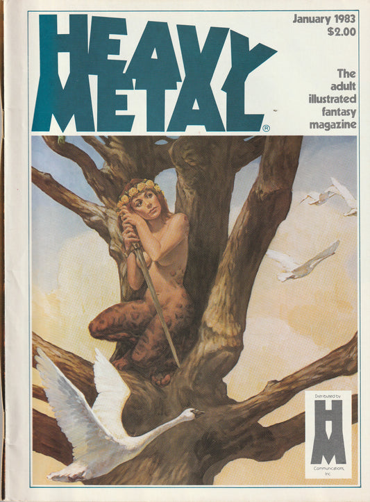 HEAVY METAL MAGAZINE || HEAVY METAL || JAN 1983 ||