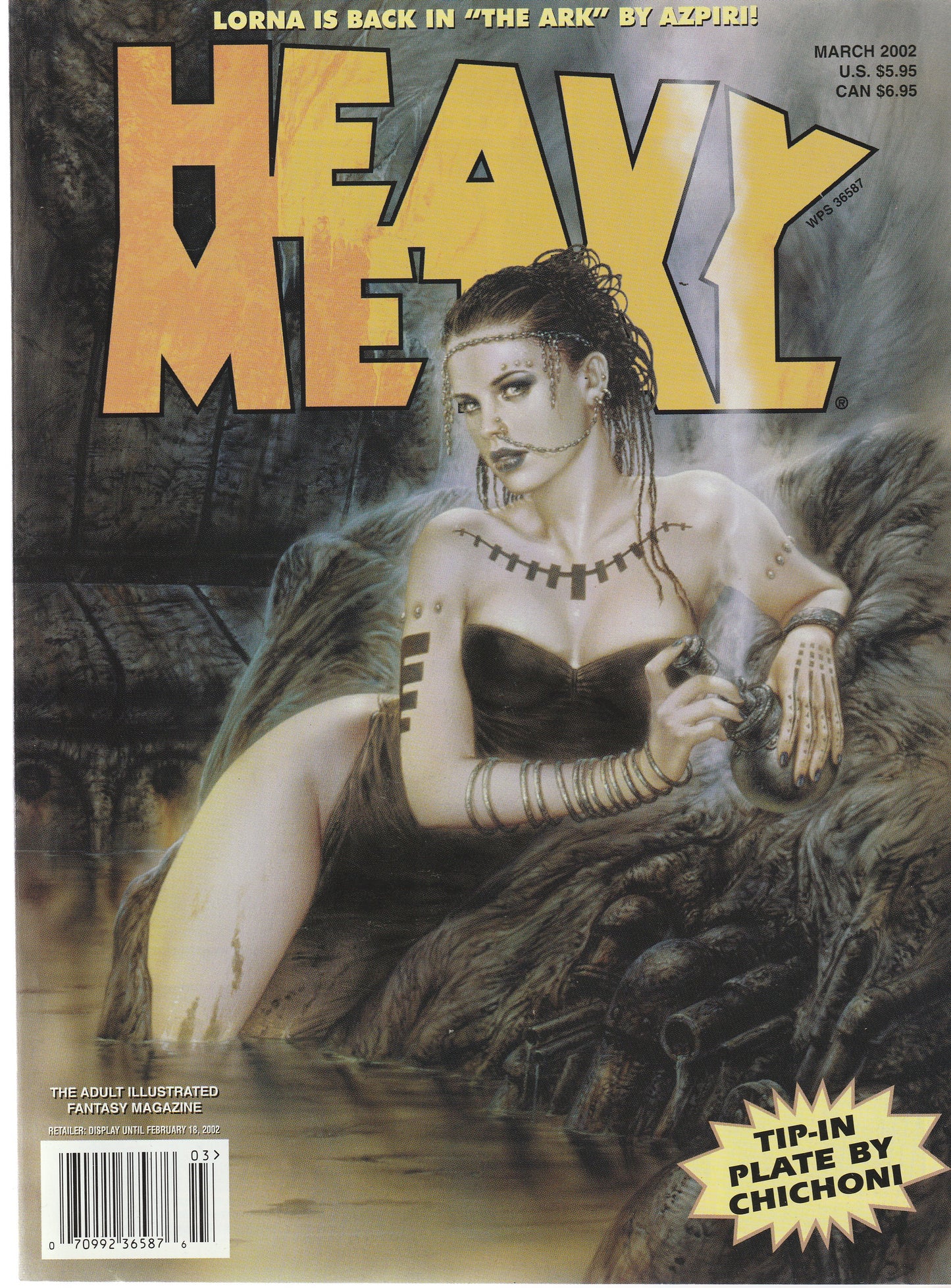 HEAVY METAL MAGAZINE || MARCH 2002 || VF/NM
