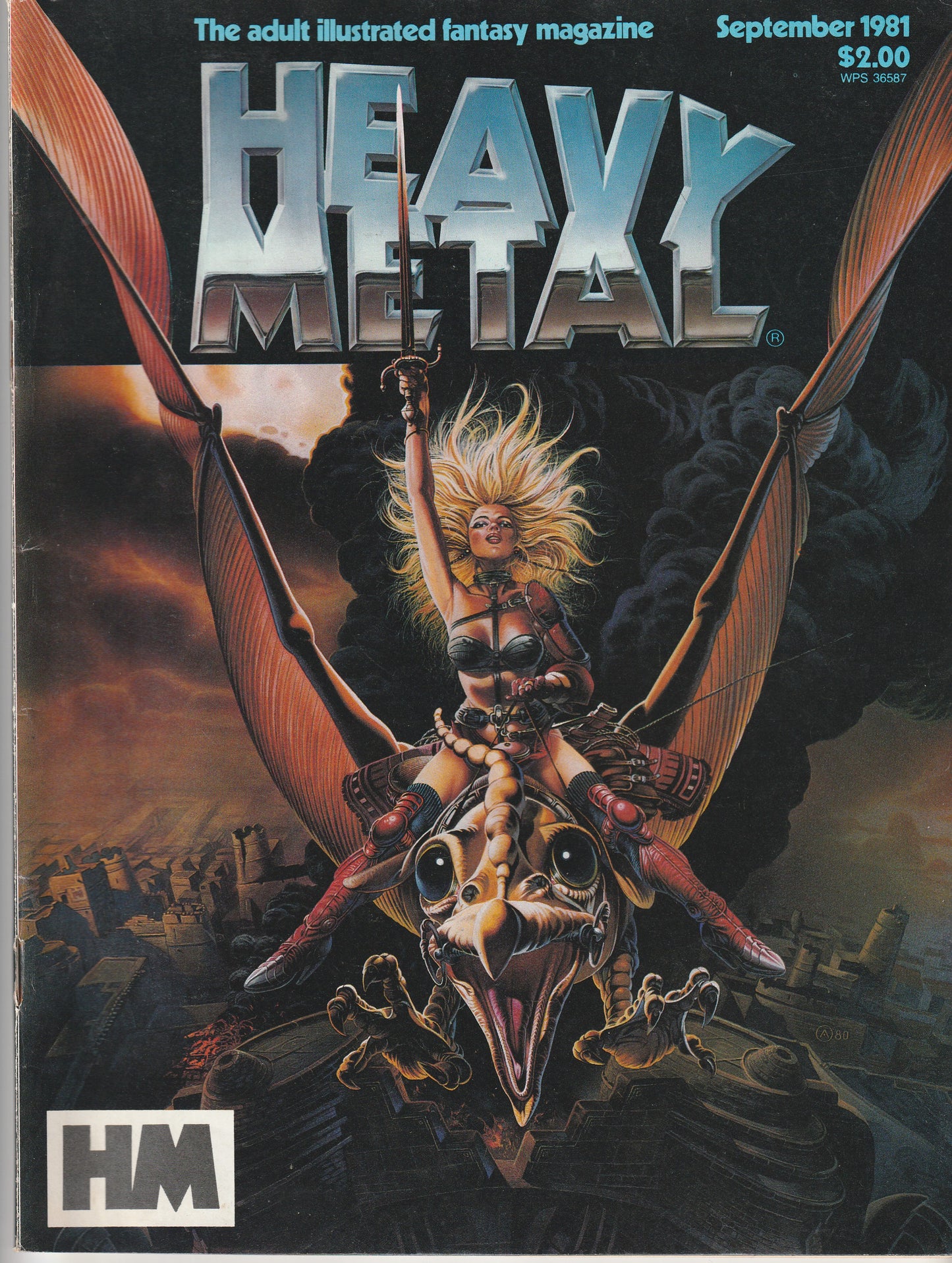 HEAVY METAL MAGAZINE || SEP 1981 || FIRST APPEARANCE TO TAARNA