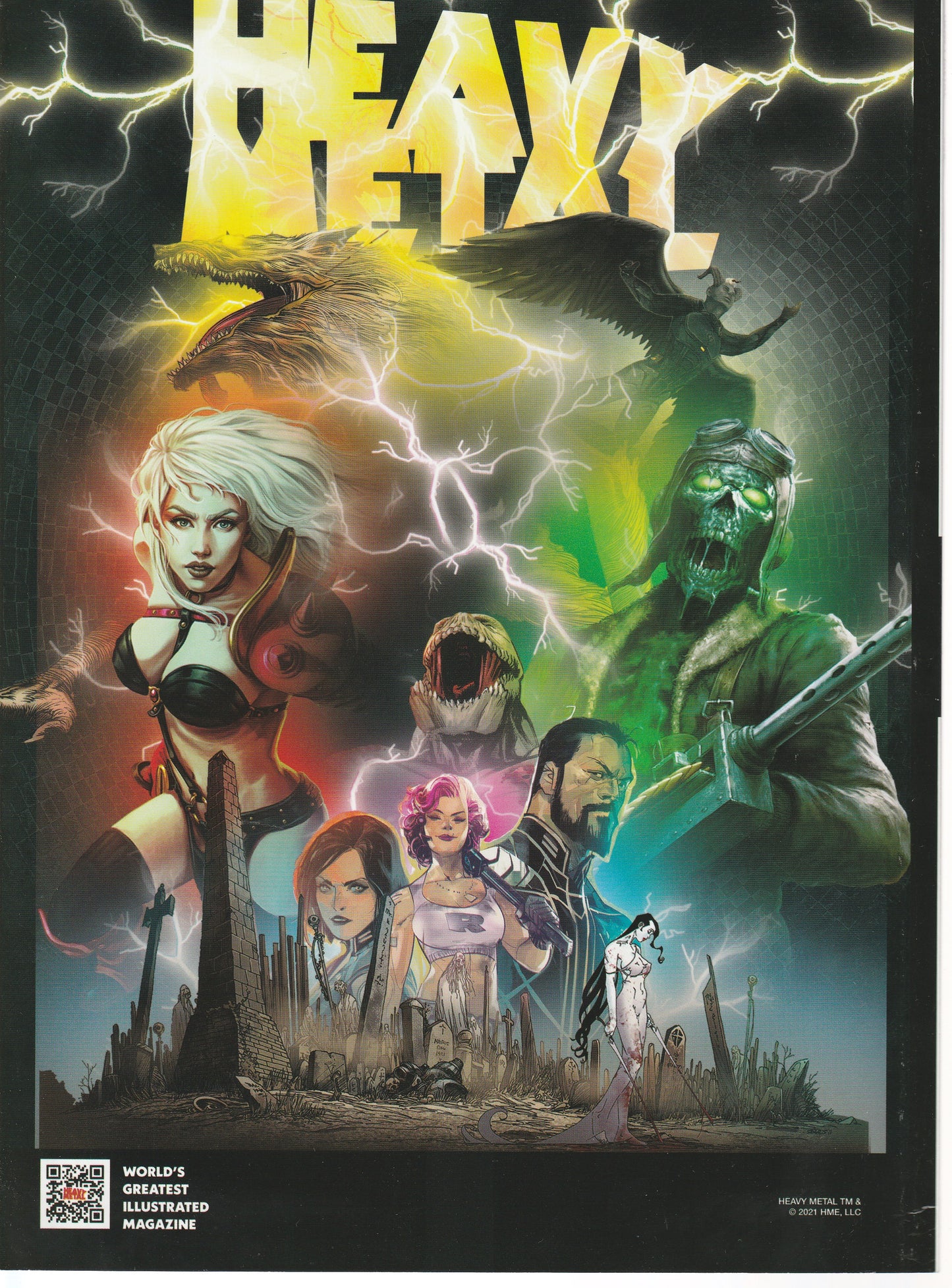 HEAVY METAL MAGAZINE #308 - METAL MAMMOTH - JUL 21 2021