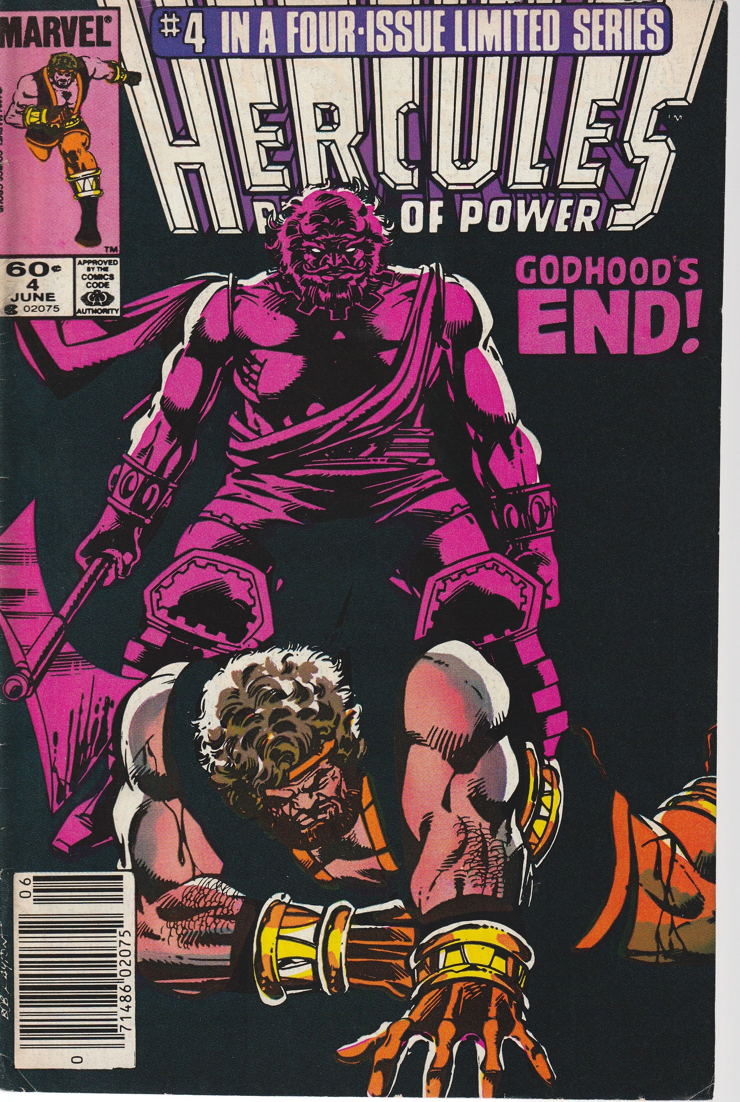 HERCULES 1-4 * COMPLETE SET - MARVEL COMICS - 1984