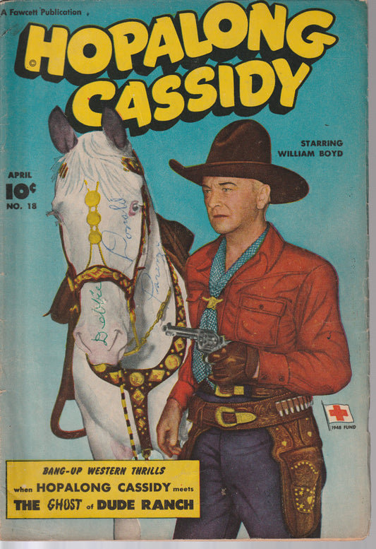 HOPALONG CASSIDY #18 - FAWCETT PUBLICATIONS - APR 1948 (2.0)