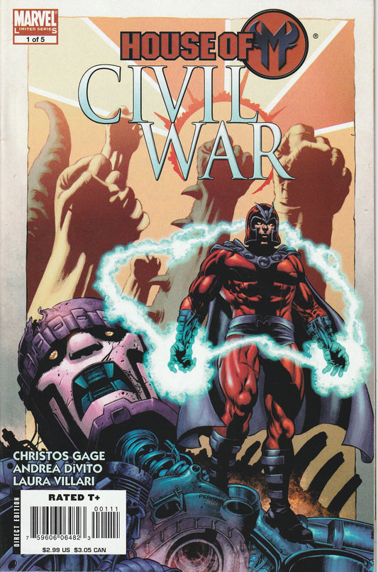 HOUSE OF M : CIVIL WAR 1-5 * MARVEL COMICS - SEP 2008