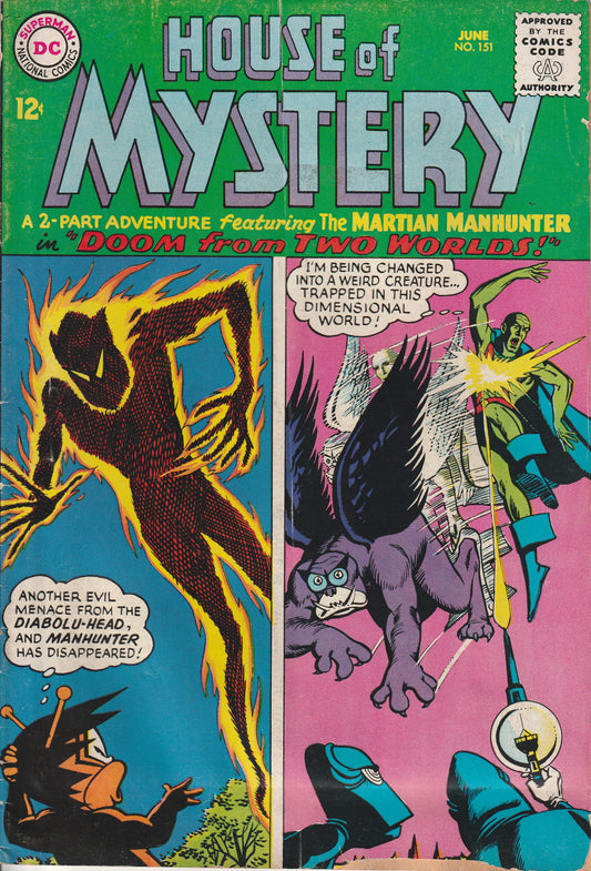 HOUSE OF MYSTERY #151 - DC COMICS - JUN 1965 (3.5)