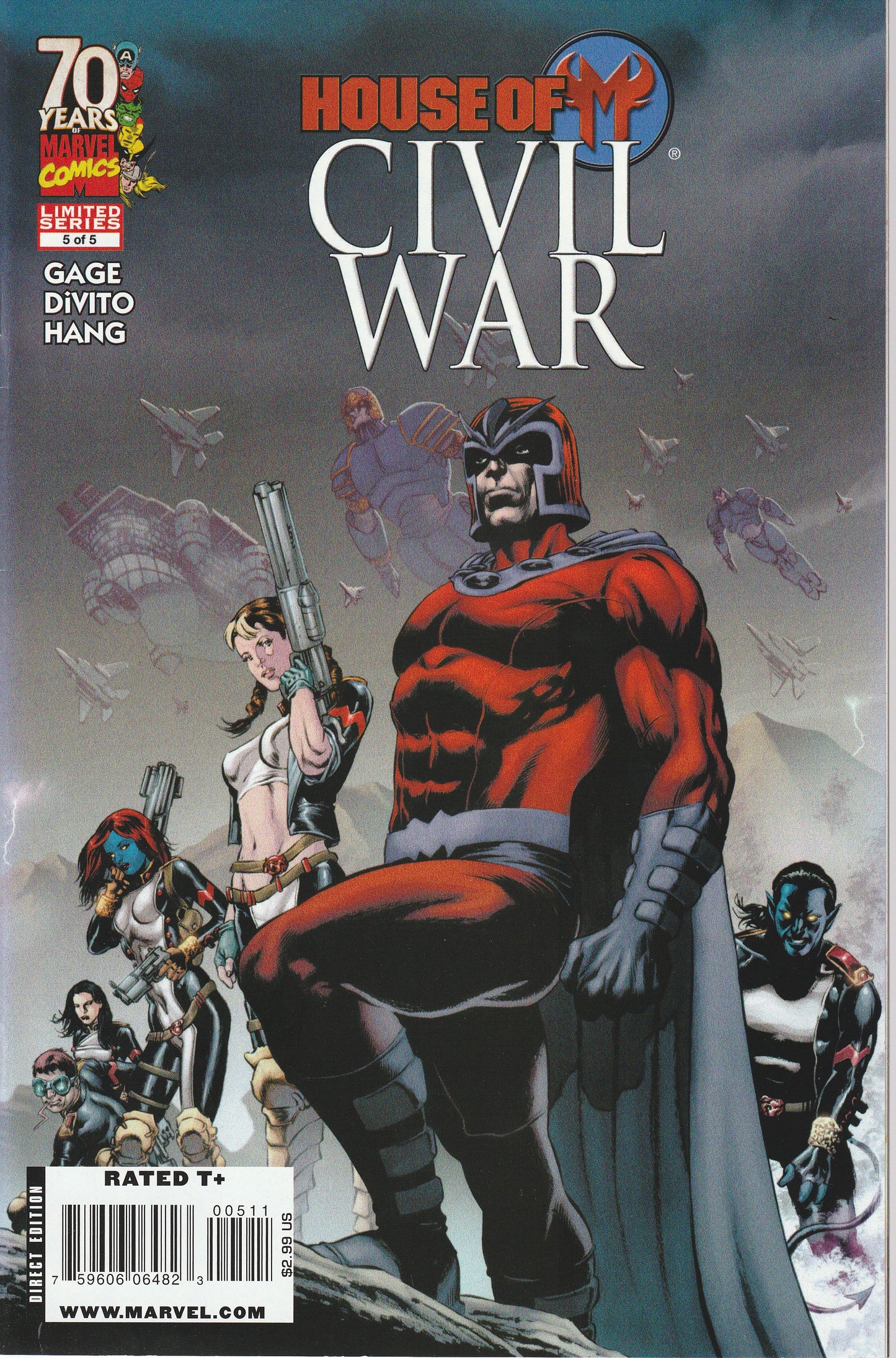 HOUSE OF M : CIVIL WAR 1-5 * MARVEL COMICS - SEP 2008