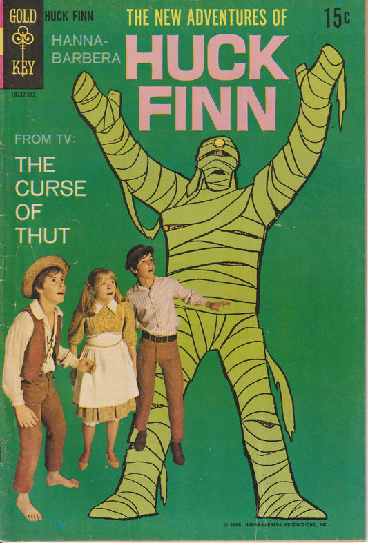 THE NEW ADVENTURES OF HUCK FINN #1 - GOLD KEY - DEC 1968 (5.0-5.5)