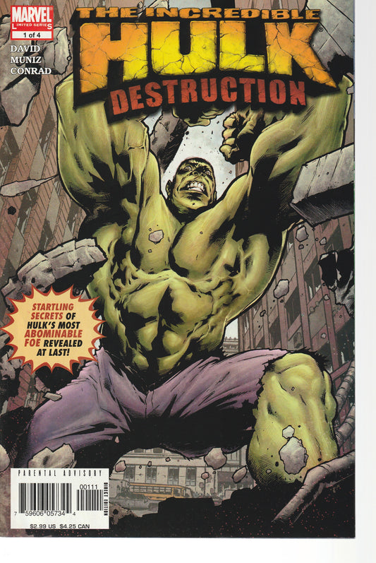 HULK DESTRUCTION 1-4 * COMPLETE SET
