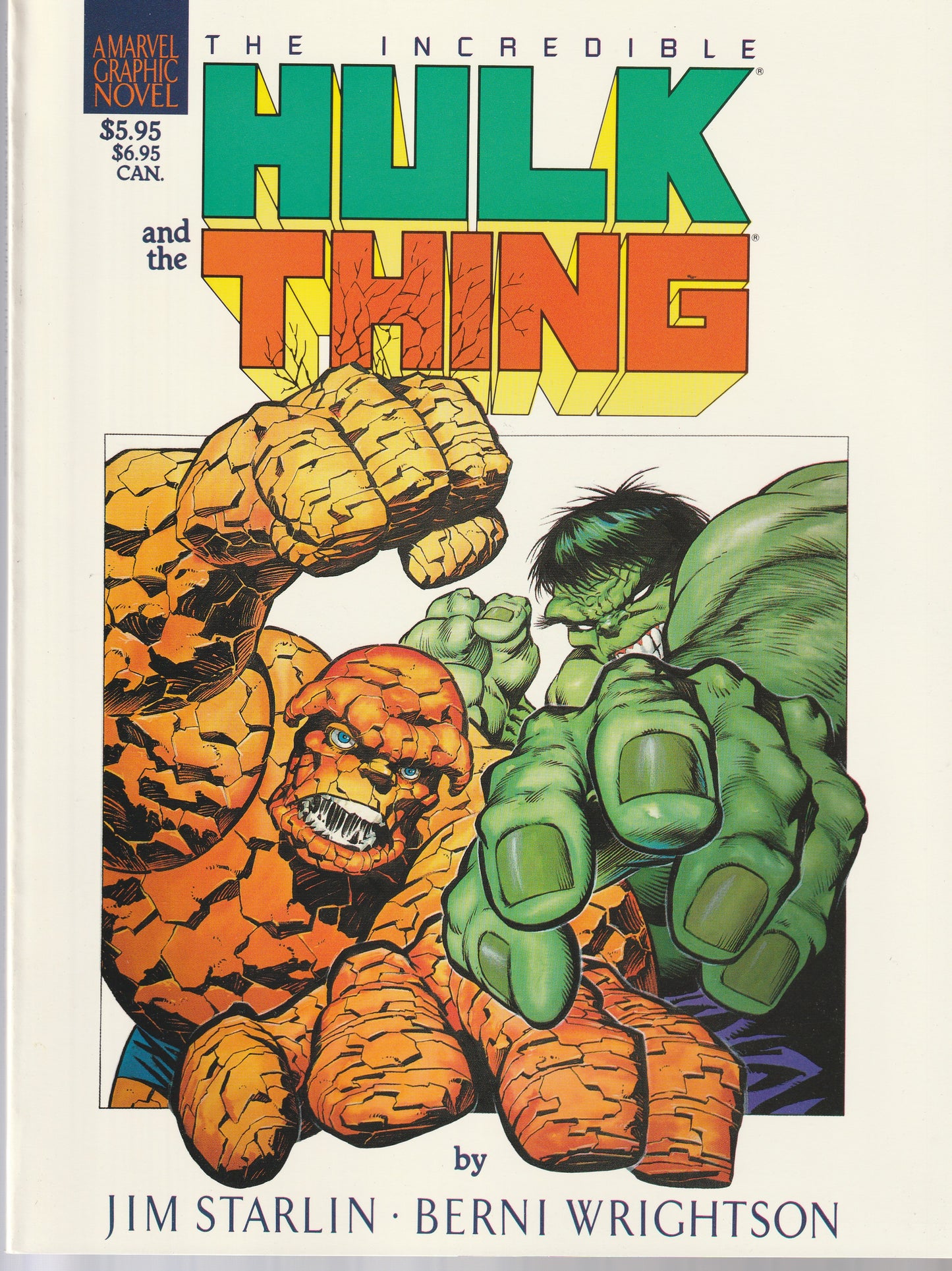 MARVEL GRAPHIC NOVEL #29 || HULK & THING in THE BIG CHANGE || JAN 1987