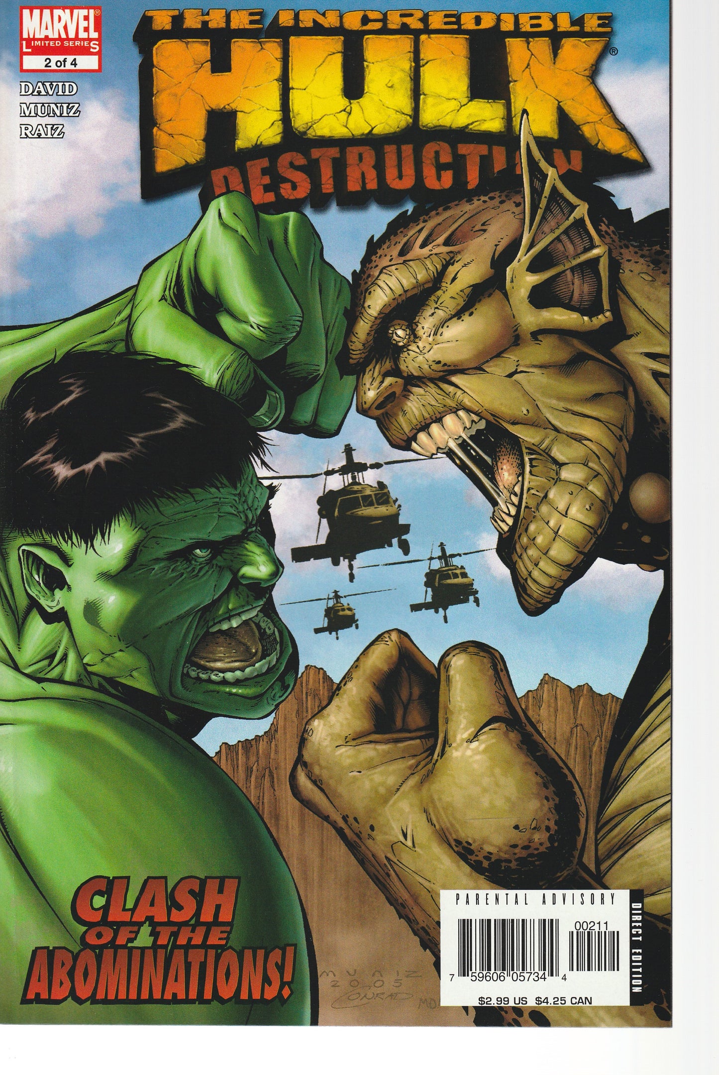 HULK DESTRUCTION 1-4 * COMPLETE SET