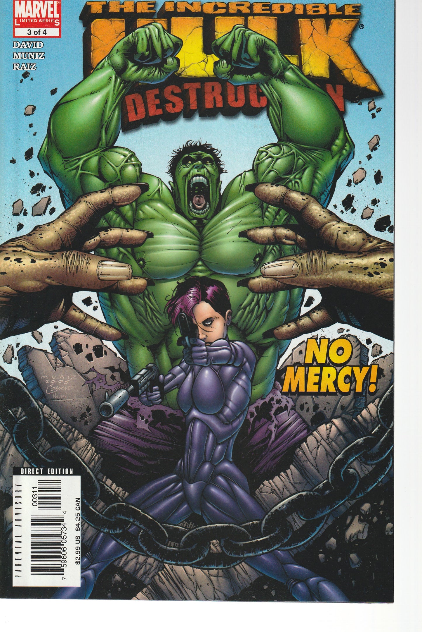 HULK DESTRUCTION 1-4 * COMPLETE SET