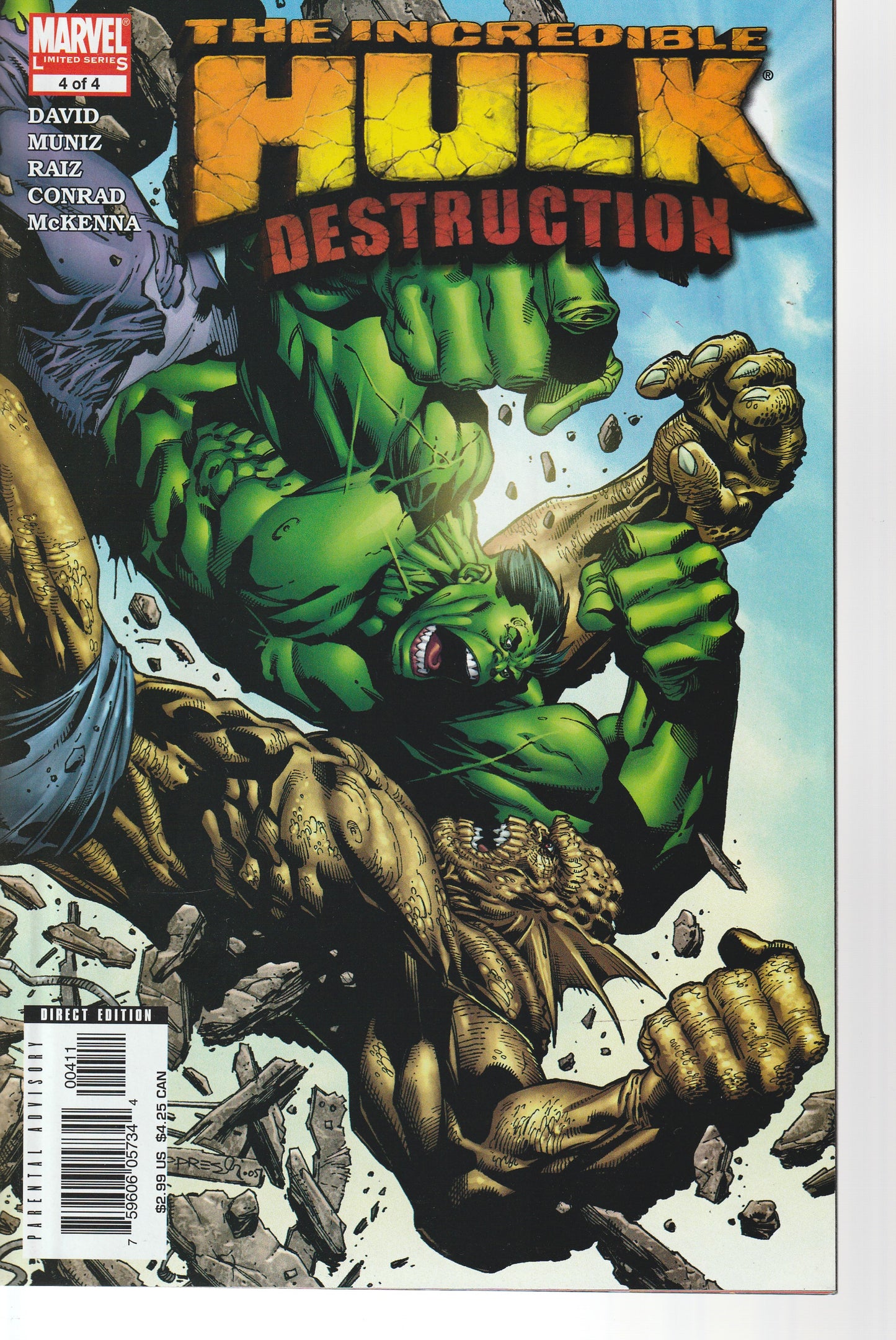 HULK DESTRUCTION 1-4 * COMPLETE SET
