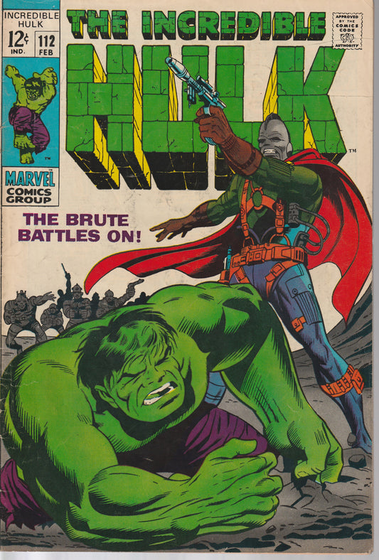 INCREDIBLE HULK #112 - MARVEL COMICS - FEB 1969 (6.0)