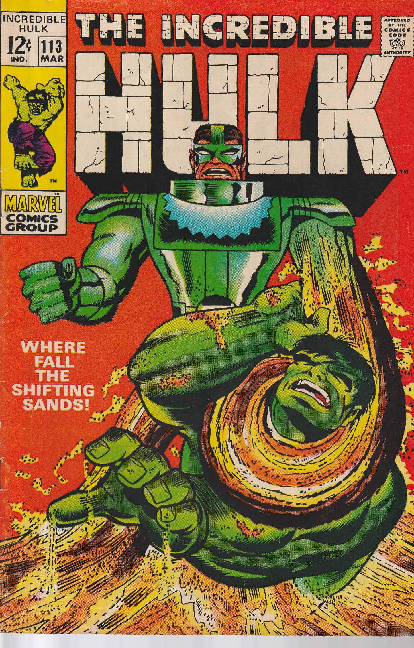 THE INCREDIBLE HULK #113 - 6.5/7.0