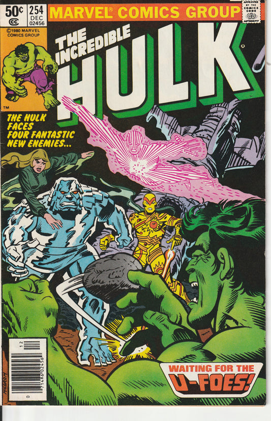 INCREDIBLE HULK #254 - MARVEL COMICS - DEC 1980 (7.0)