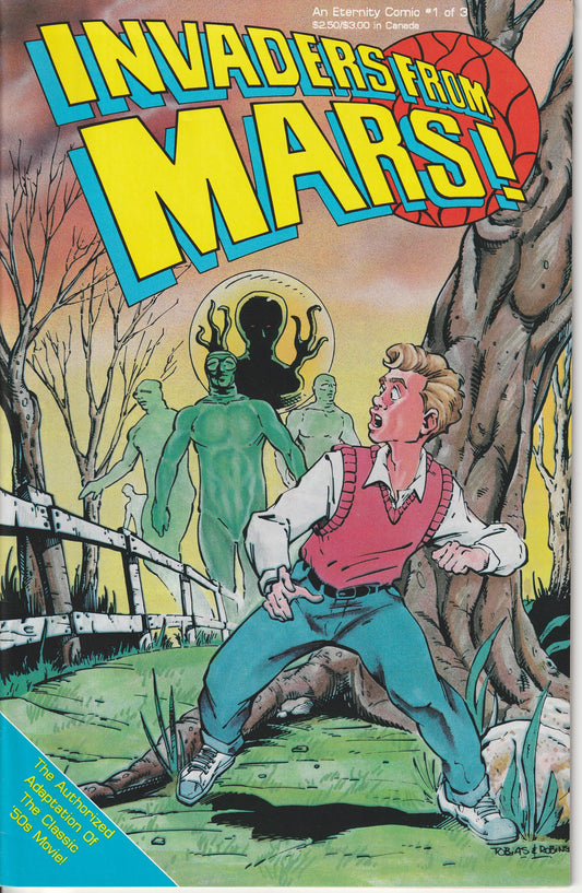 INVADERS FROM MARS 2 SET LOT - ETERNITY COMICS - 1991