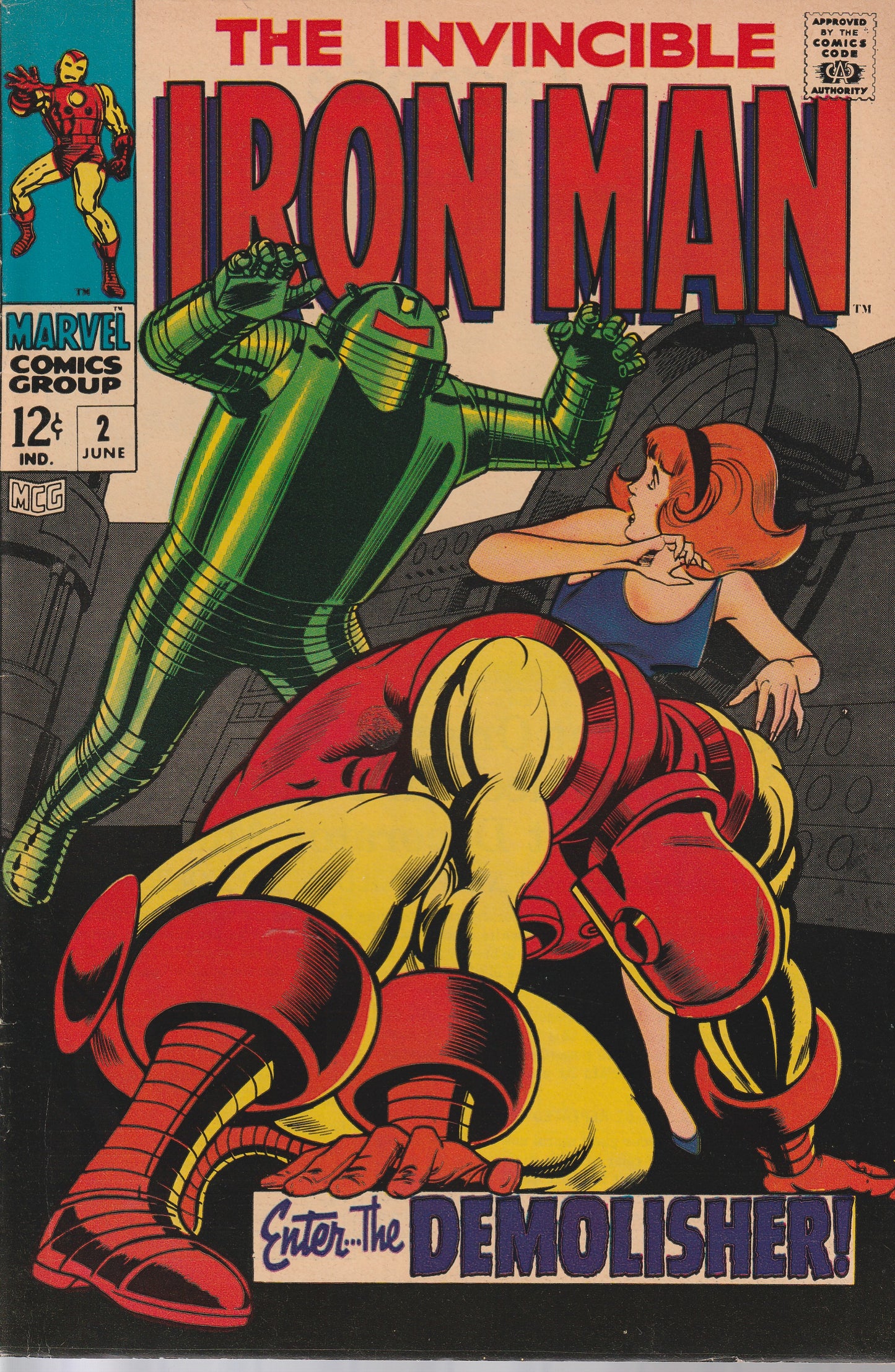 IRON MAN #2 - MARVEL COMICS - JUN 1968 (7.5-8.0)