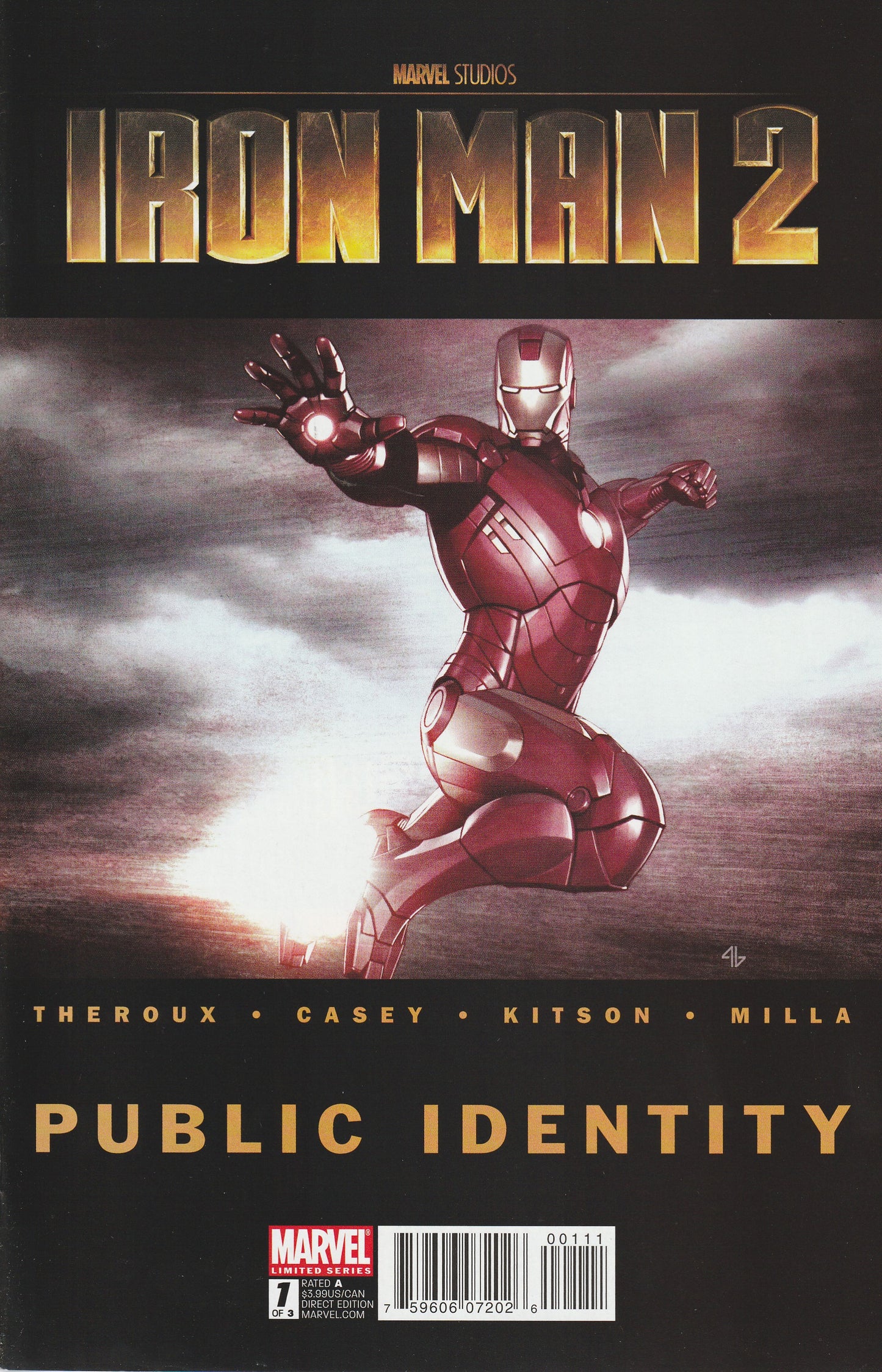 IRON MAN 2 : PUBLIC IDENTITY 1-3 * MARVEL COMICS - JUNE 2010