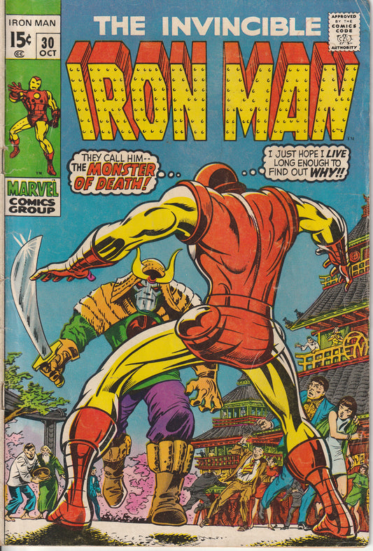 IRON MAN #30 - MARVEL COMICS - OCT 1970 (5.0-5.5)
