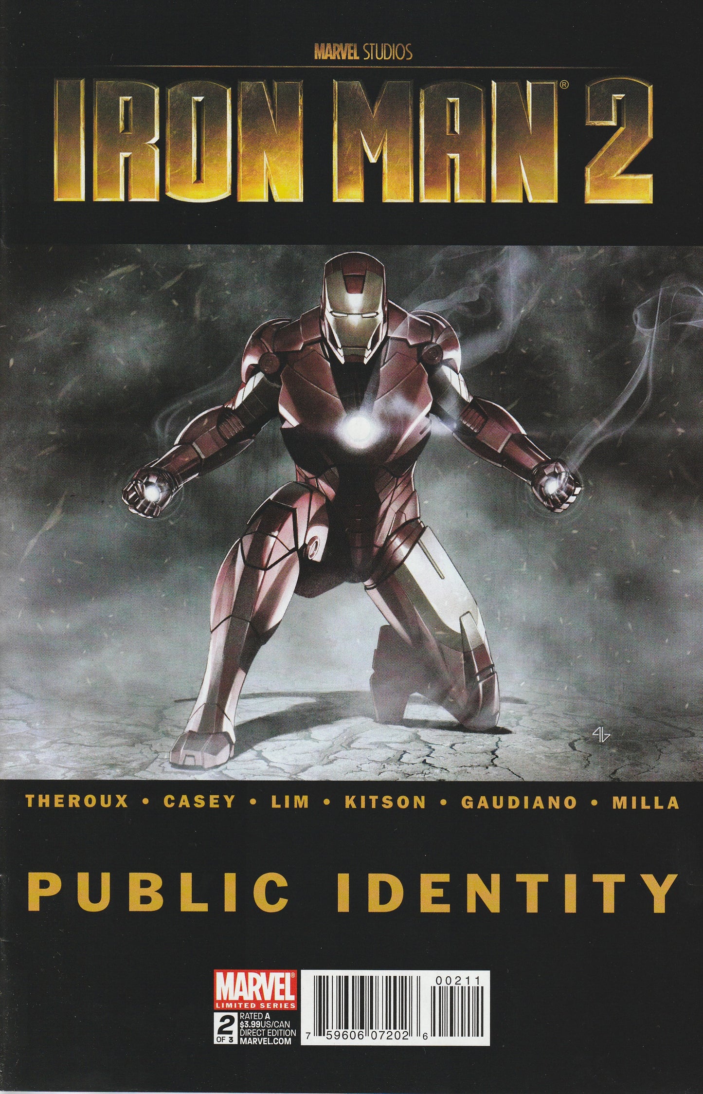 IRON MAN 2 : PUBLIC IDENTITY 1-3 * MARVEL COMICS - JUNE 2010