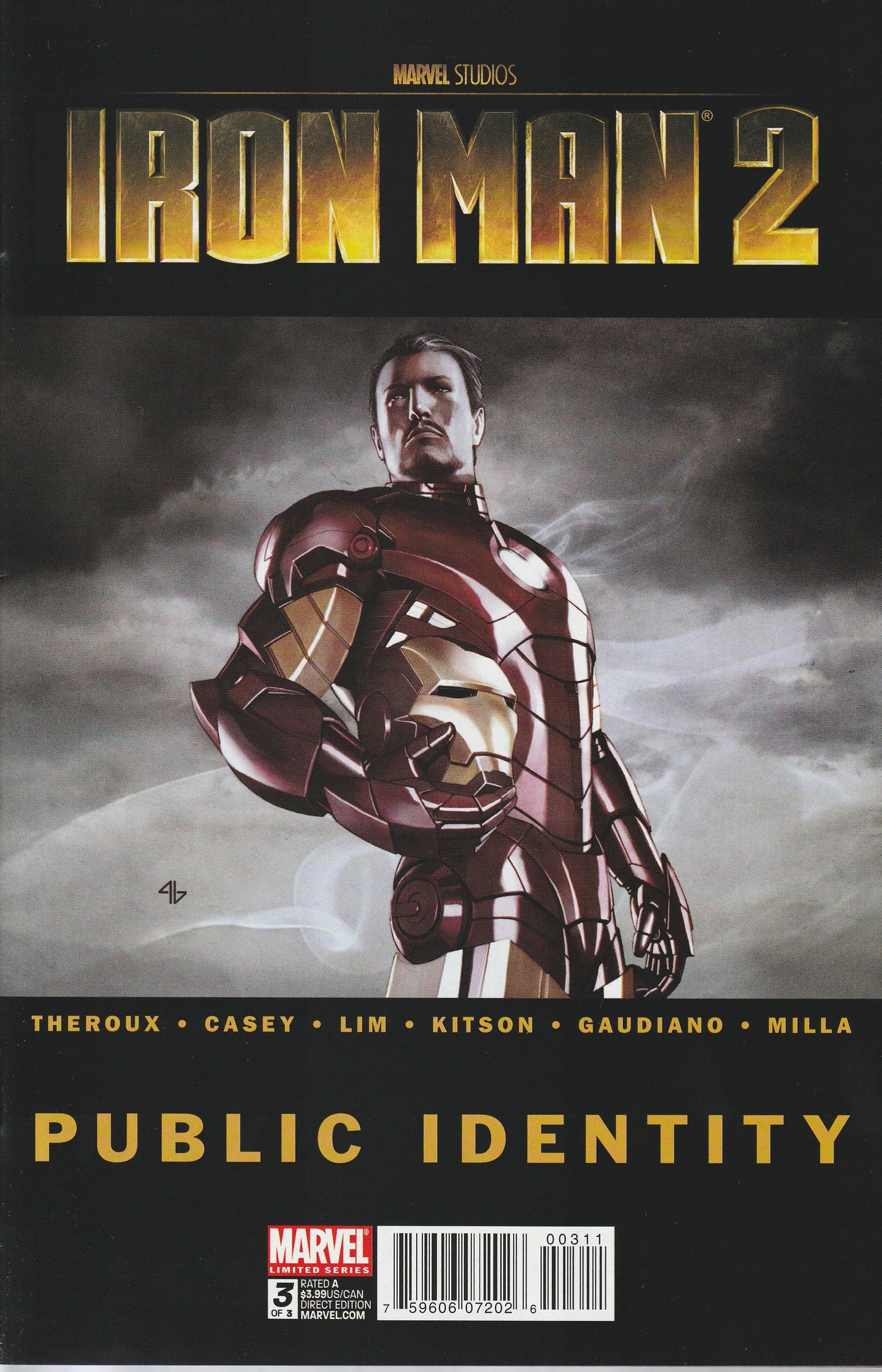 IRON MAN 2 : PUBLIC IDENTITY 1-3 * MARVEL COMICS - JUNE 2010