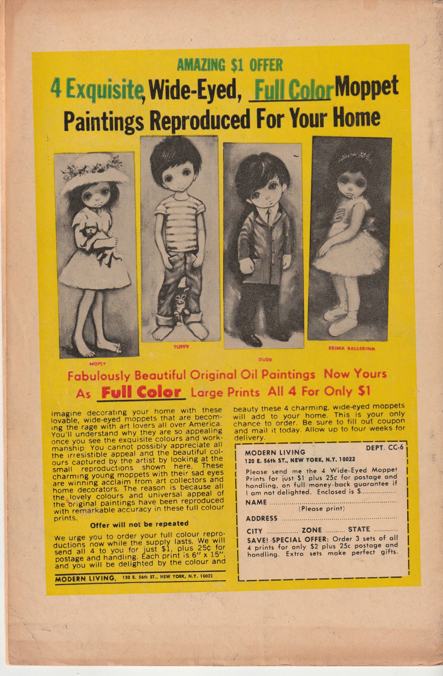 I LOVE YOU #68 - CHARLTON COMICS - JUN 1967 (5.0-5.5)