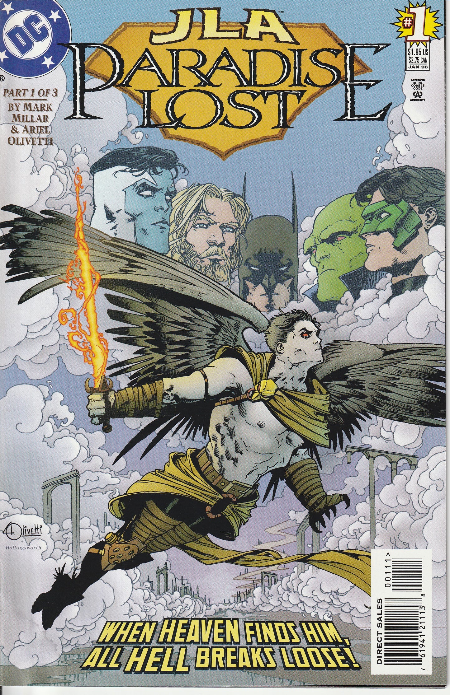 JLA : PARADISE LOST 1-3 * DC COMICS - JAN 1998