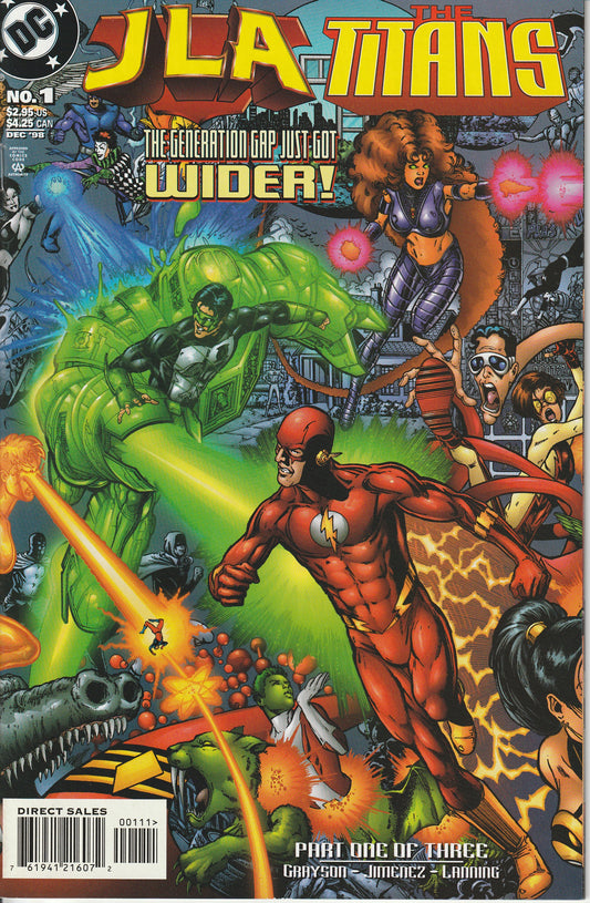 JLA TITANS 1-3 * DC COMICS - 1998