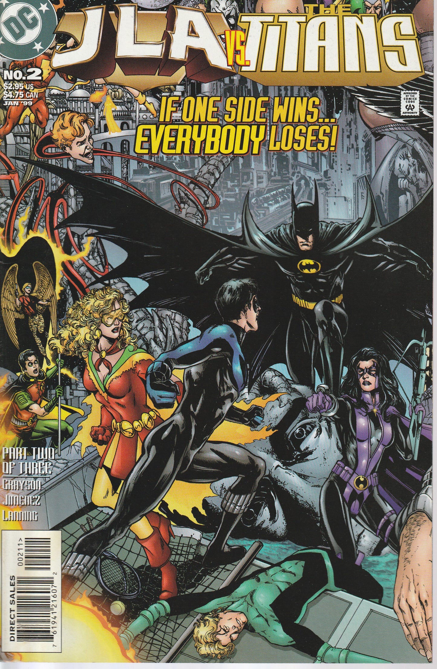 JLA TITANS 1-3 * DC COMICS - 1998