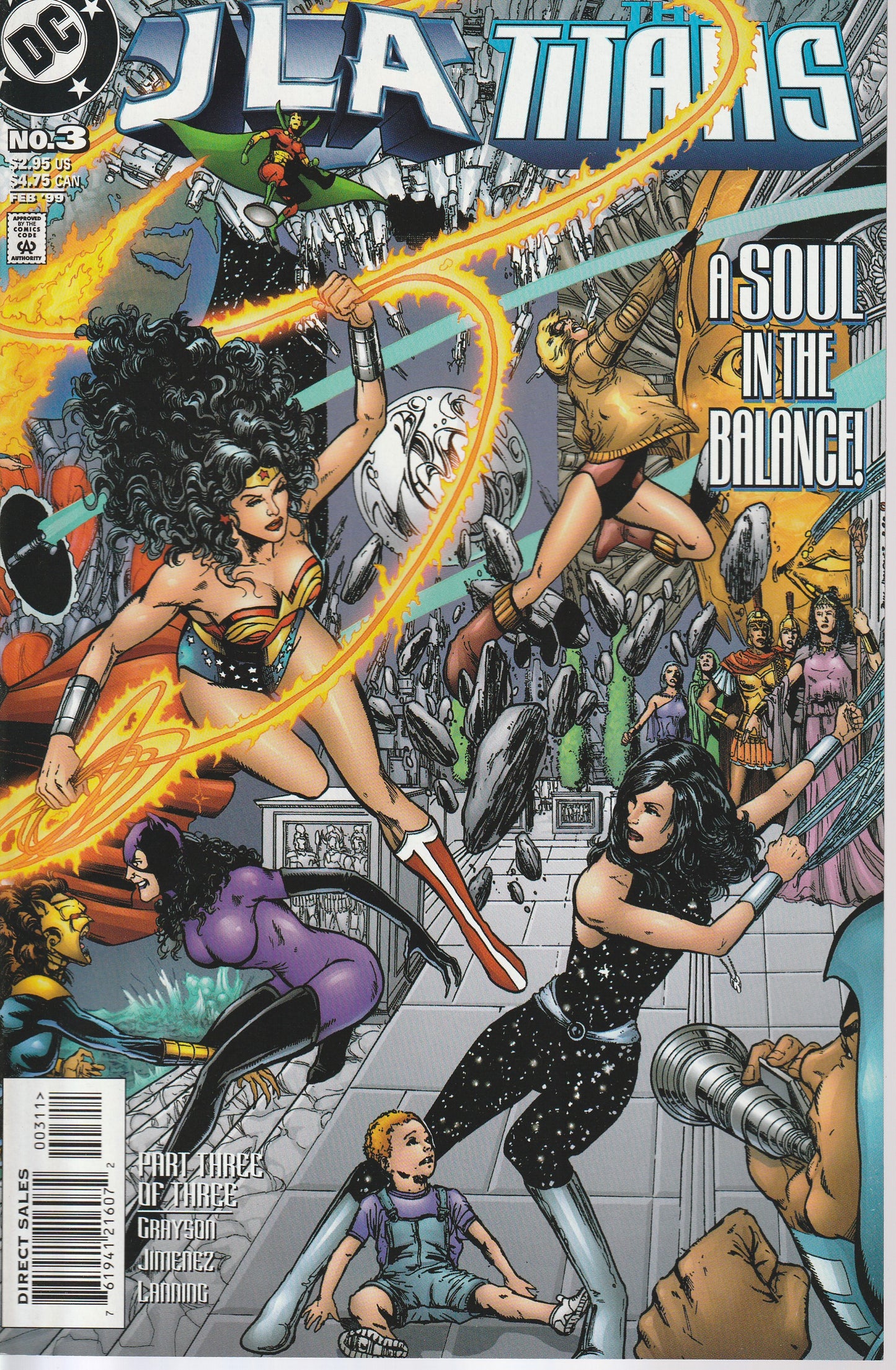 JLA TITANS 1-3 * DC COMICS - 1998