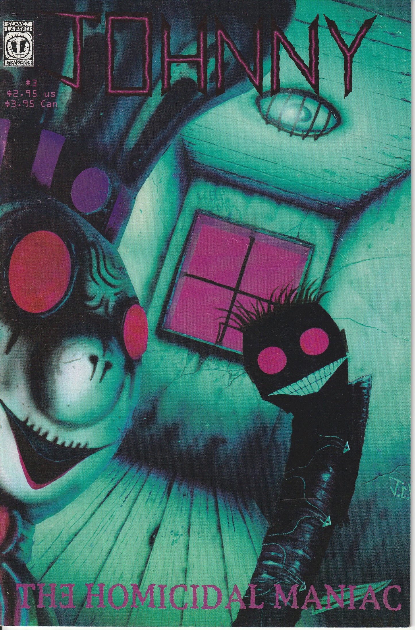 JOHNNY THE HOMICIDAL MANIAC #3 (1st print)