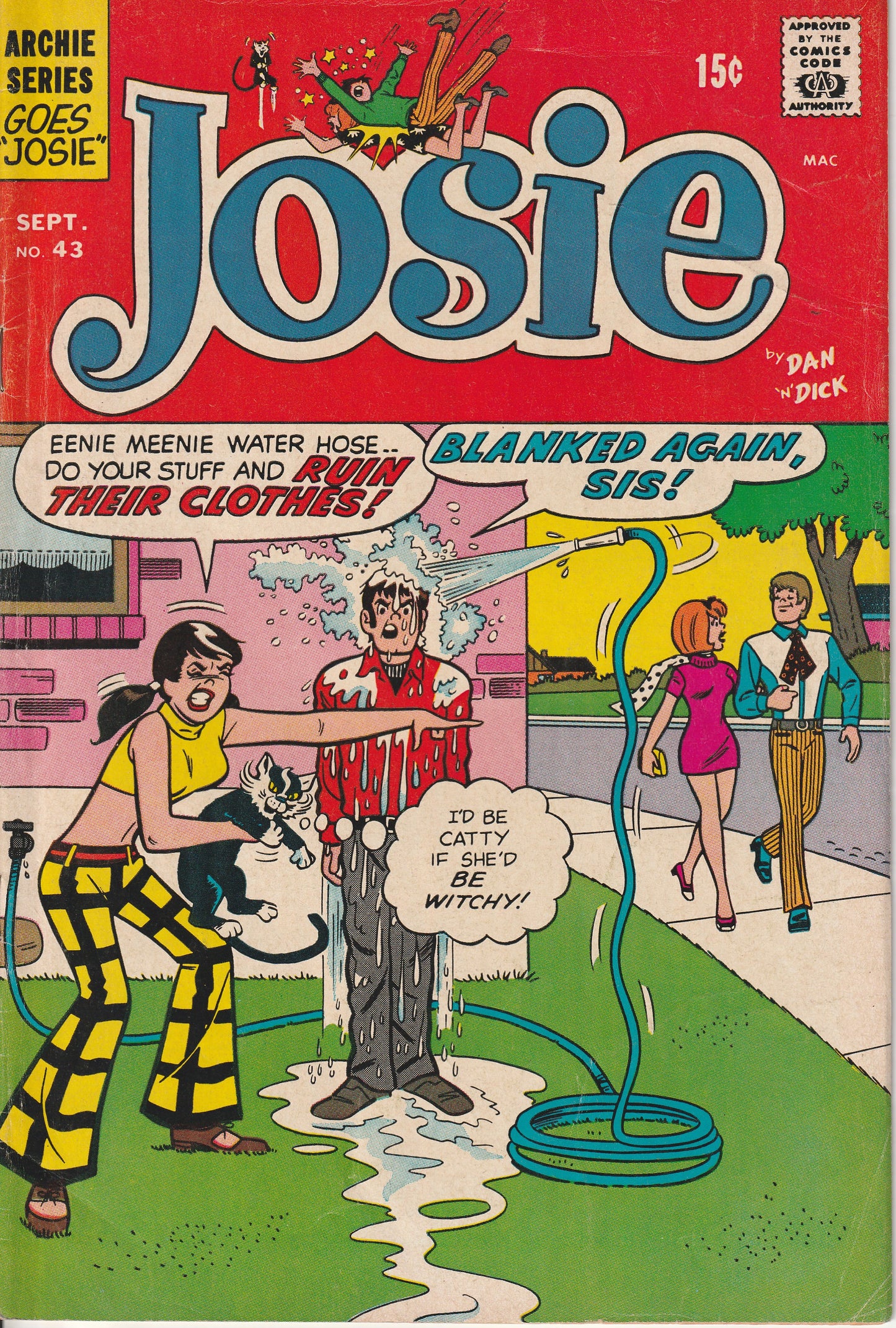 JOSIE #43 - ARCHIE COMICS - SEP 1969 (6.0)