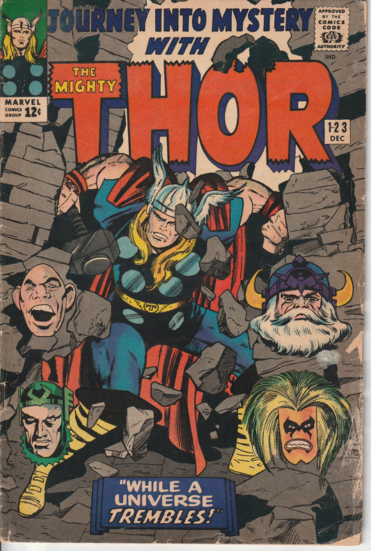 JOURNEY INTO MYSTERY WITH THOR #123 - MARVEL COMICS - DEC 1965