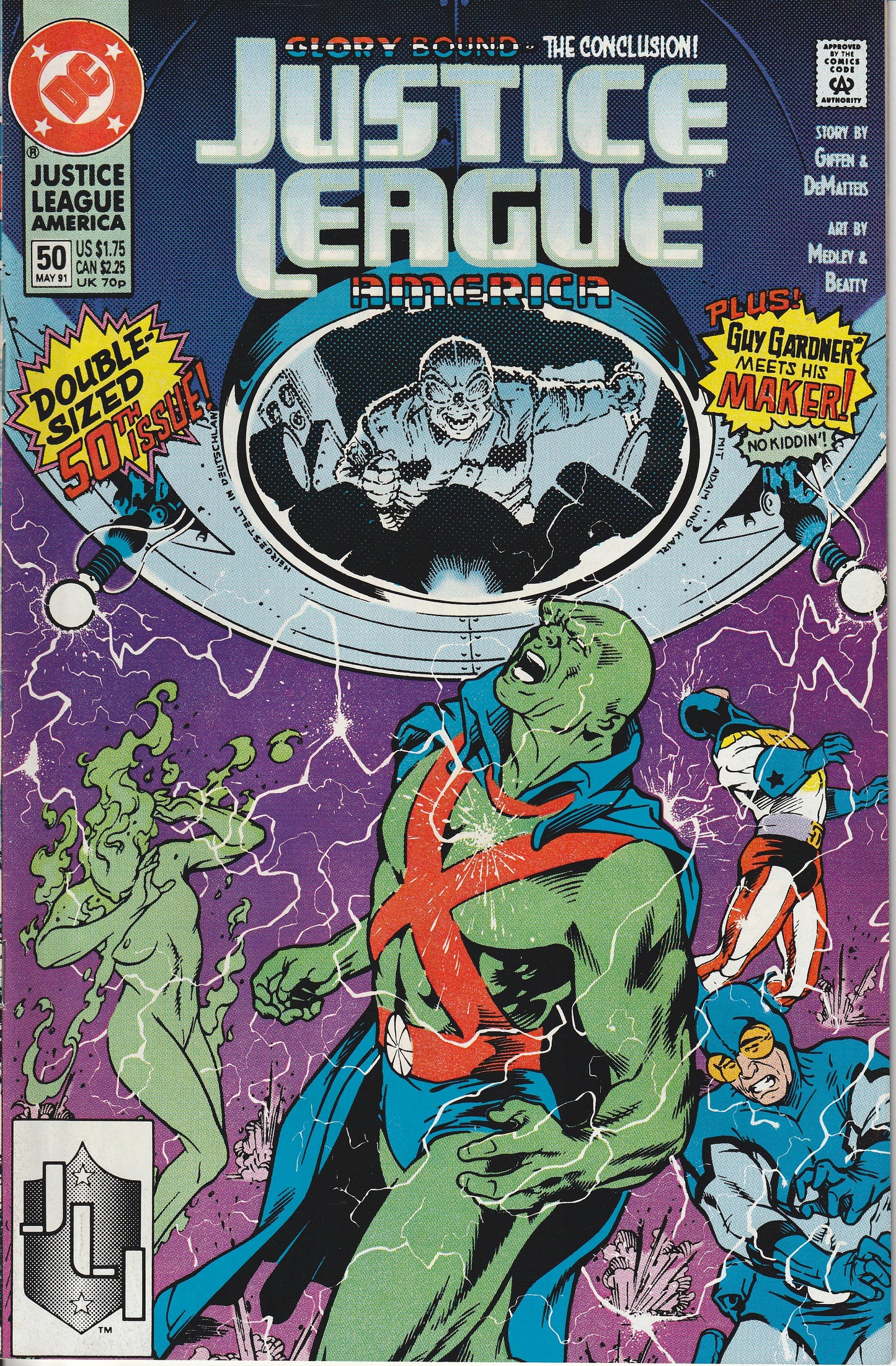 JUSTICE LEAGUE AMERICA #50 1991