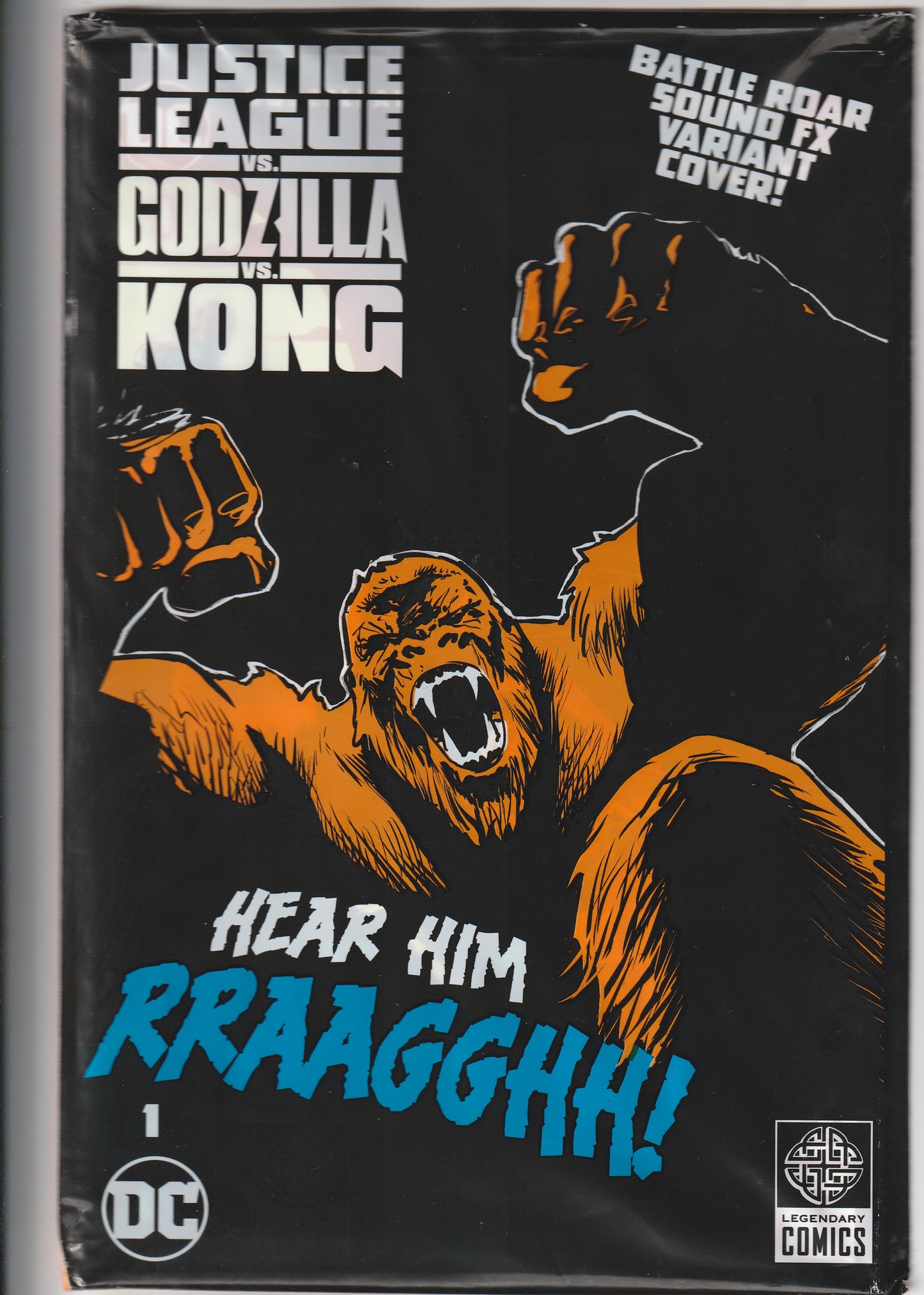 JUSTICE LEAGUE VS GODZILLA VS KONG #1 - DC COMICS - DEC 6 2023 - BATTLE ROAR VARIANT